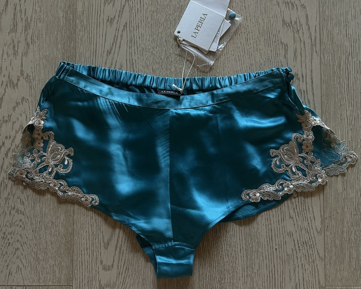La Perla La Perla Maison Silk Sleep Shorts Size 28" / US 6 / IT 42 - 1 Thumbnail