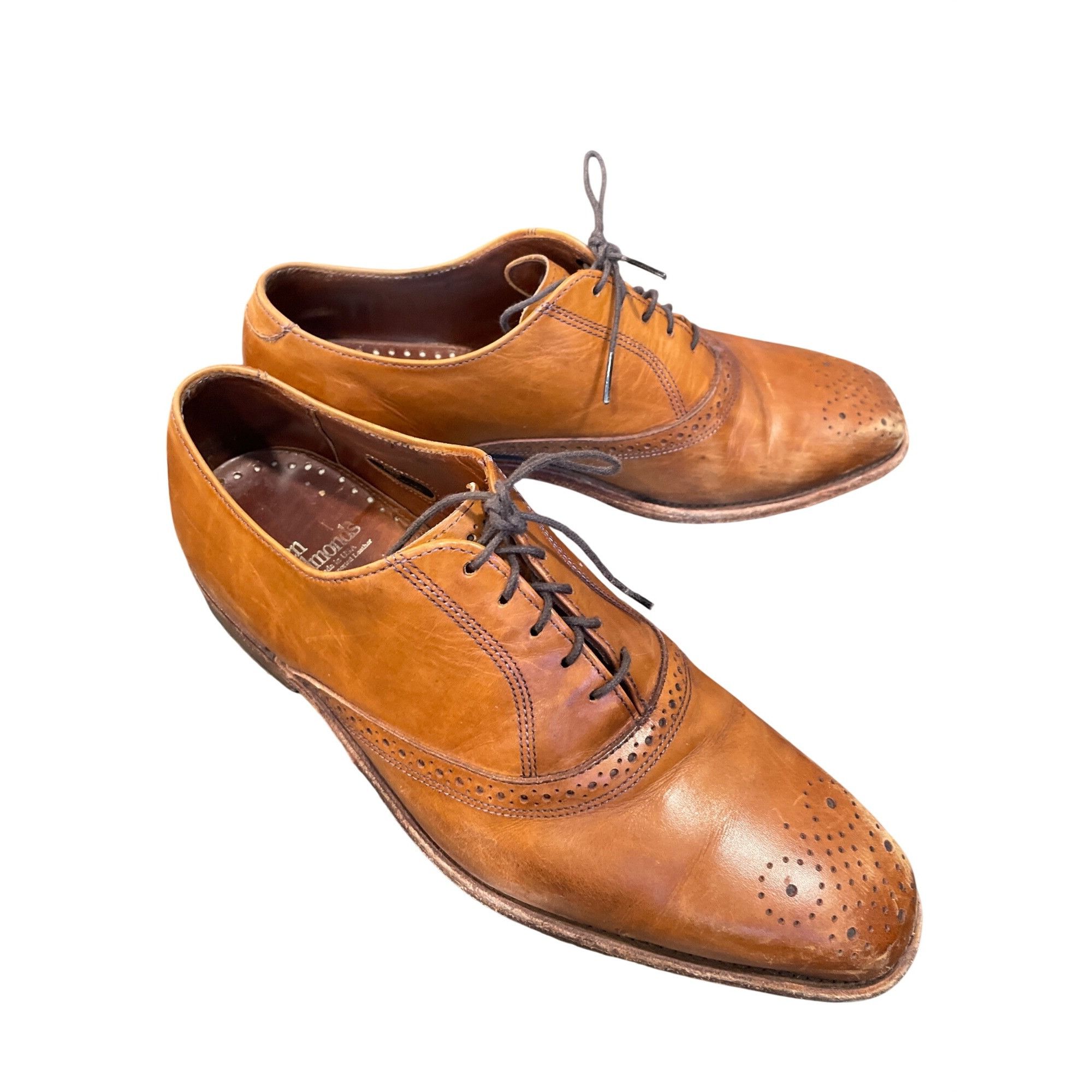 Allen Edmonds Allen Edmonds Augusta mens USA VTg brown leather oxford dre Size US 8.5 / EU 41-42 - 20 Thumbnail