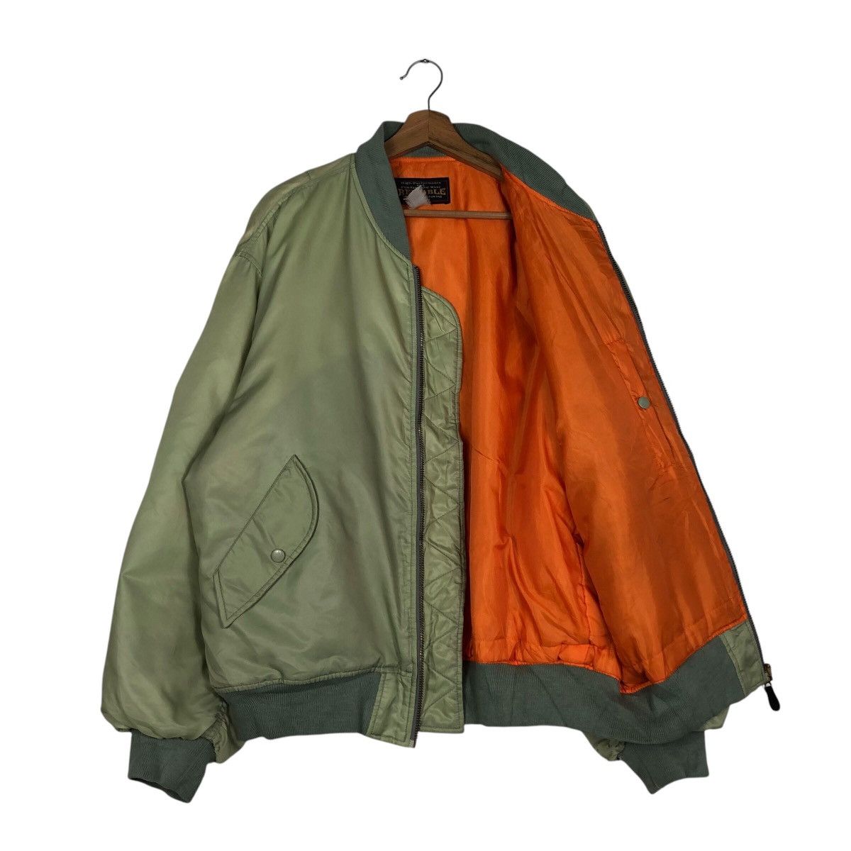 Japanese Brand 📌Vintage Fly Bomber Jacket Reliable Military Collection Size US M / EU 48-50 / 2 - 12 Thumbnail