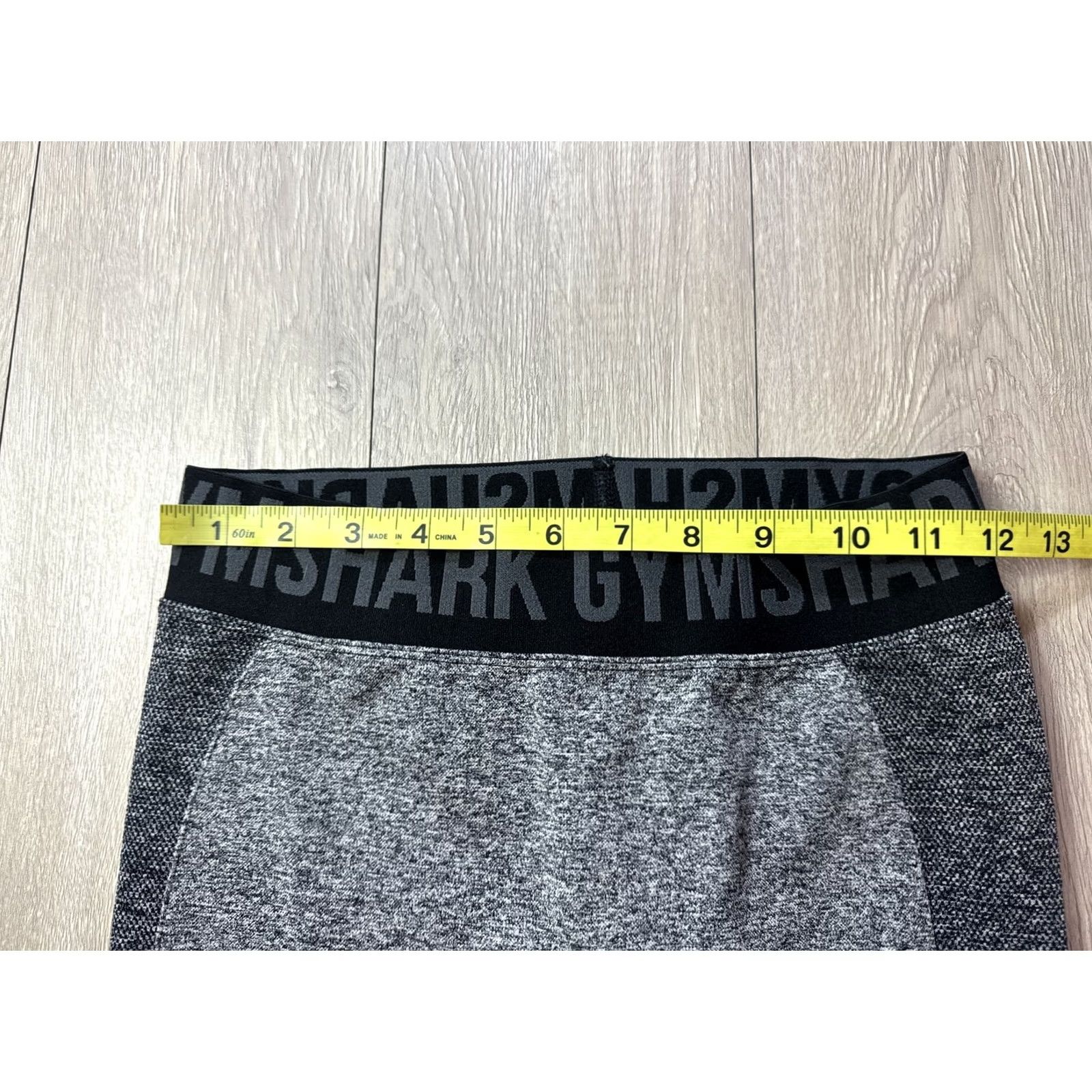 Gymshark Gymshark Leggings Women’s Small S Heather Gray Stretch Activewear Size 28" / US 6 / IT 42 - 4 Thumbnail