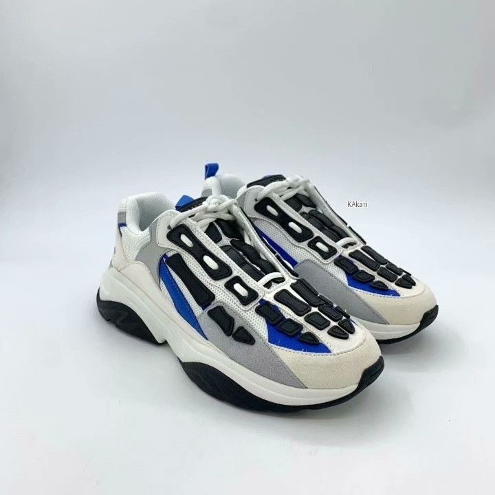 Amiri Amiri Color-Blocked Round-Toe Platform Sneakers Size US 9 / EU 42 - 2 Thumbnail