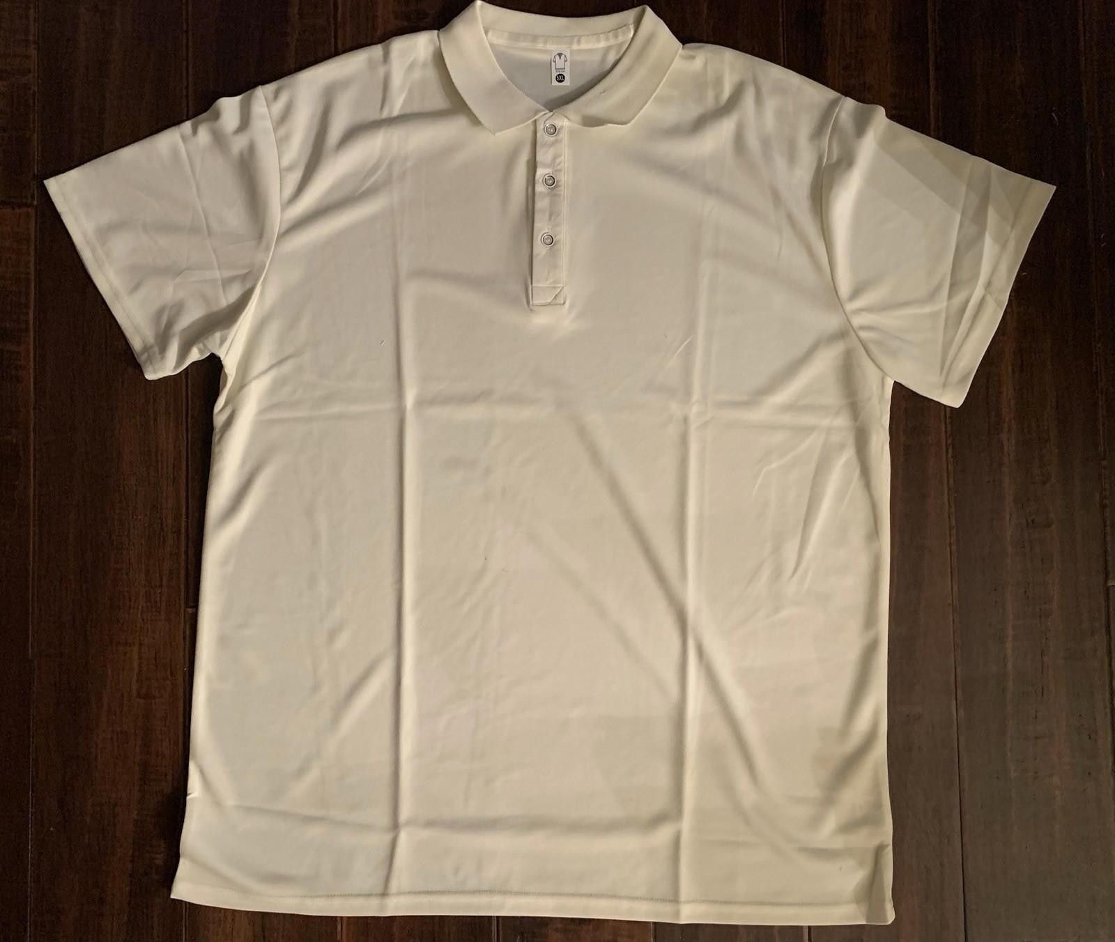 Unknown London Light Yellow Colored 2XL Men’s Polo Shirt Size US XXL / EU 58 / 5 - 3 Thumbnail
