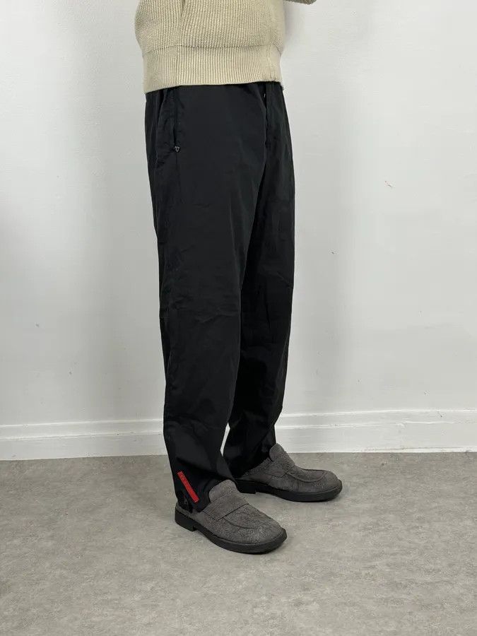 Prada 2000s Prada Black Loose Technical Pants Size US 33 - 3 Thumbnail