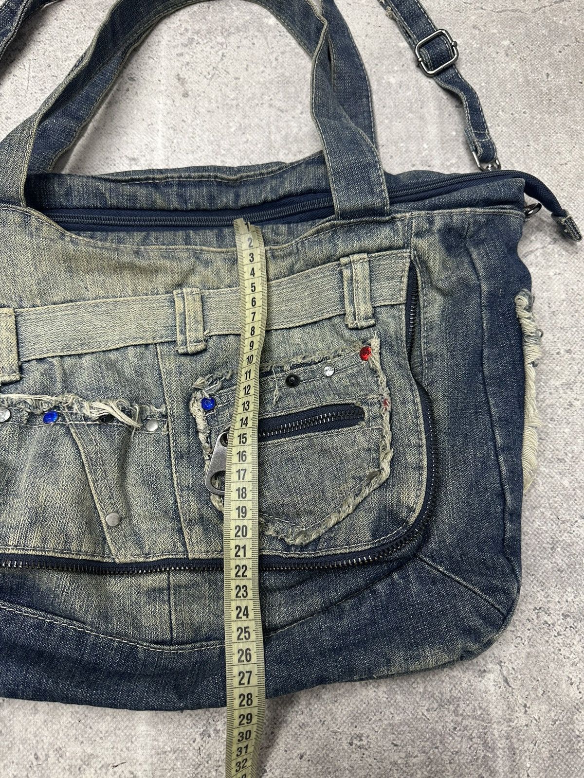 Diesel Vintage Diesel Denim Distressed Style Ifsixwasnine Y2k Dolce Size ONE SIZE - 13 Thumbnail