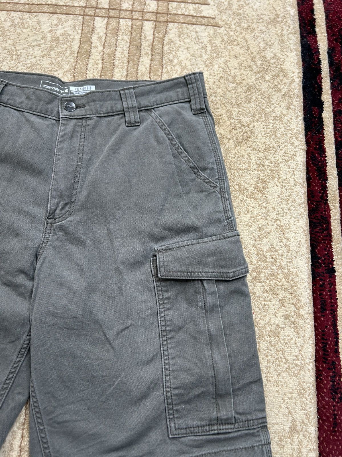Carhartt Carhartt Olive Cargo Shorts Size US 34 / EU 50 - 6 Thumbnail