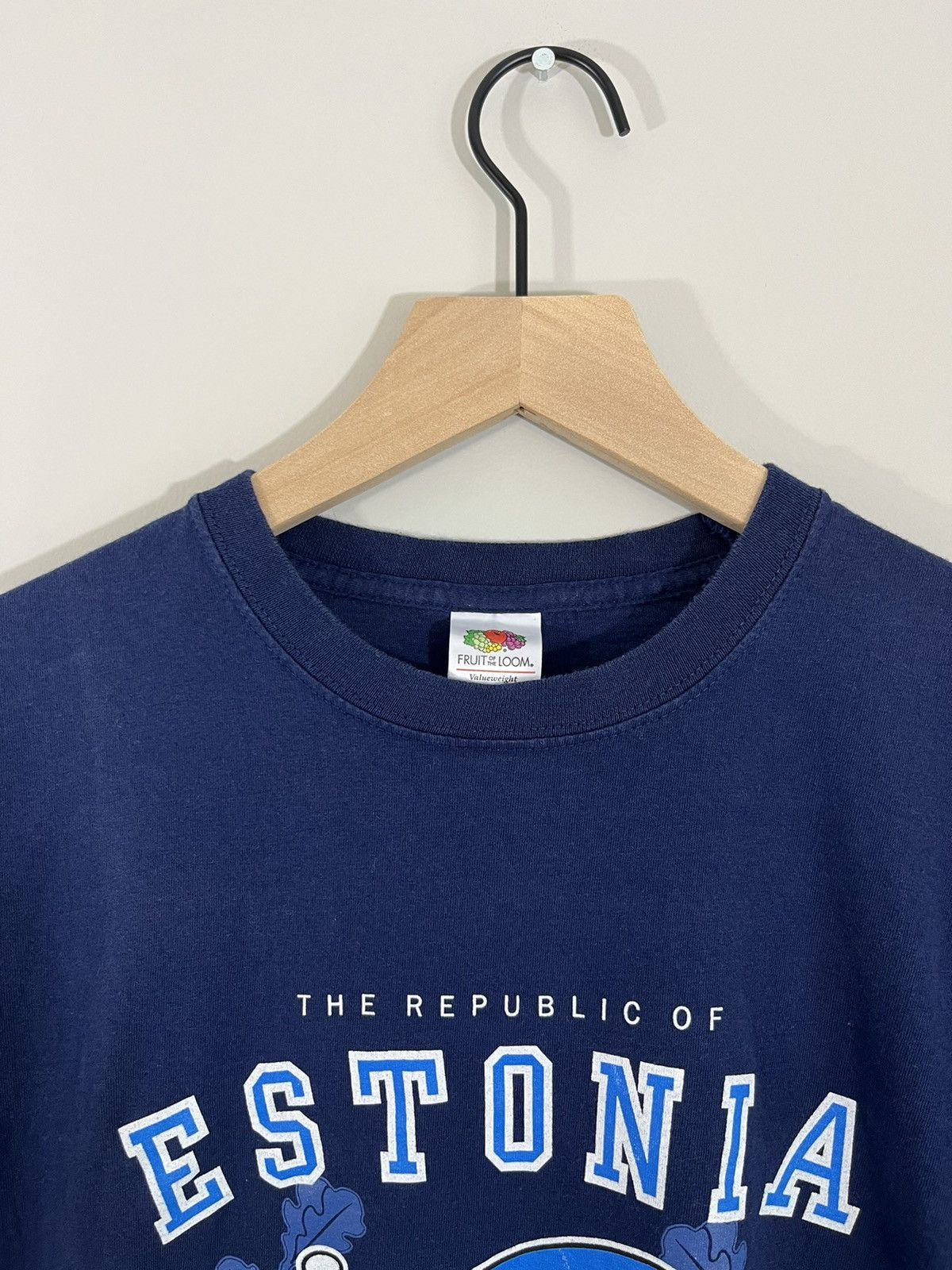 Vintage Vintage Estonia Flag Graphic Tee Size US M / EU 48-50 / 2 - 3 Thumbnail