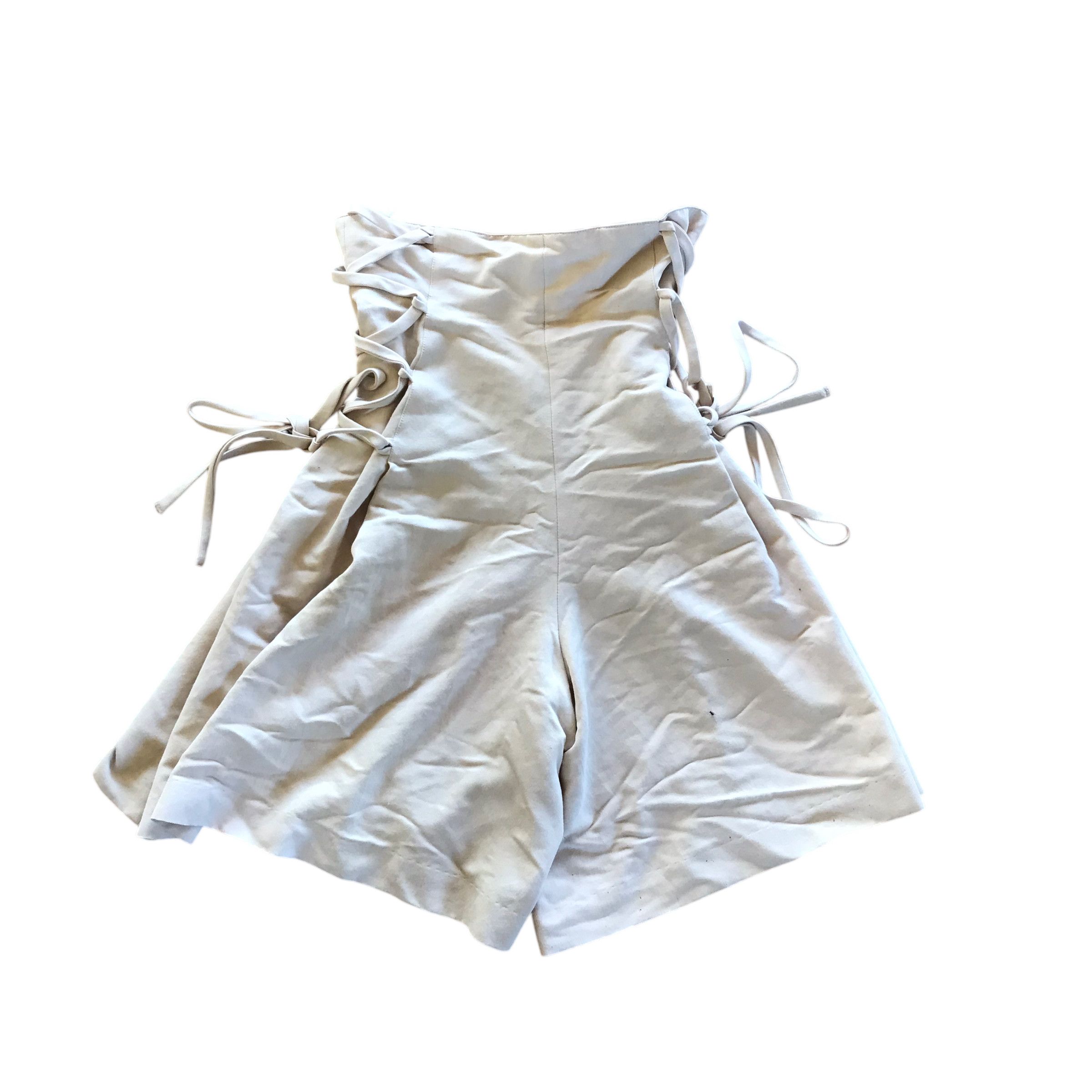 Issey Miyake RARE 90s ISSEY MIYAKE High Waist Corset Pants Skirt Size 26" / US 2 / IT 38 - 9 Thumbnail