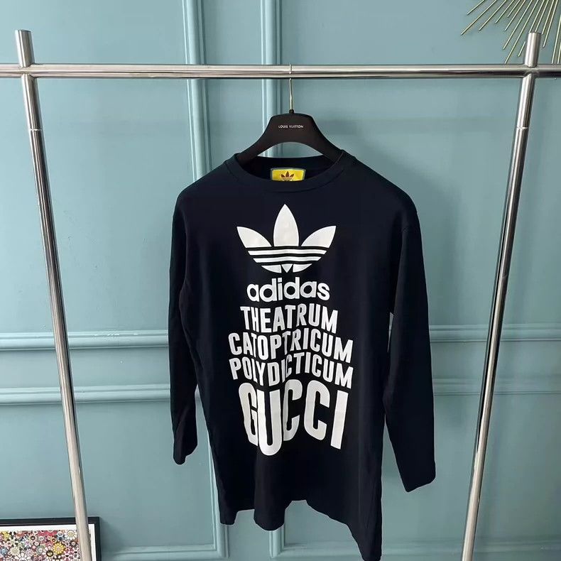 Gucci Gucci Adidas Long Sleeve Collaboration Shirt | Grailed
