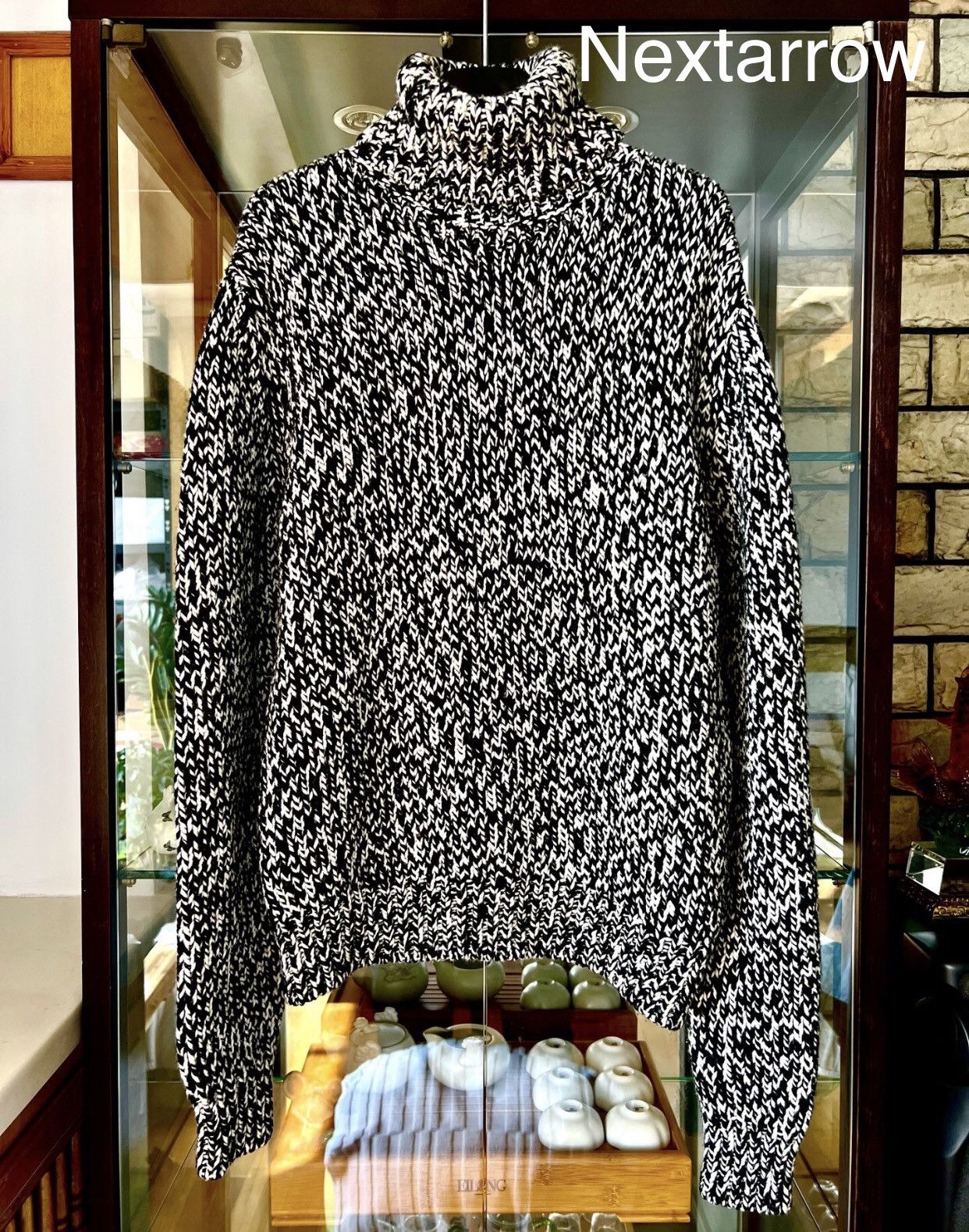 Saint Laurent 17fw runway style pure wool high neck sweater