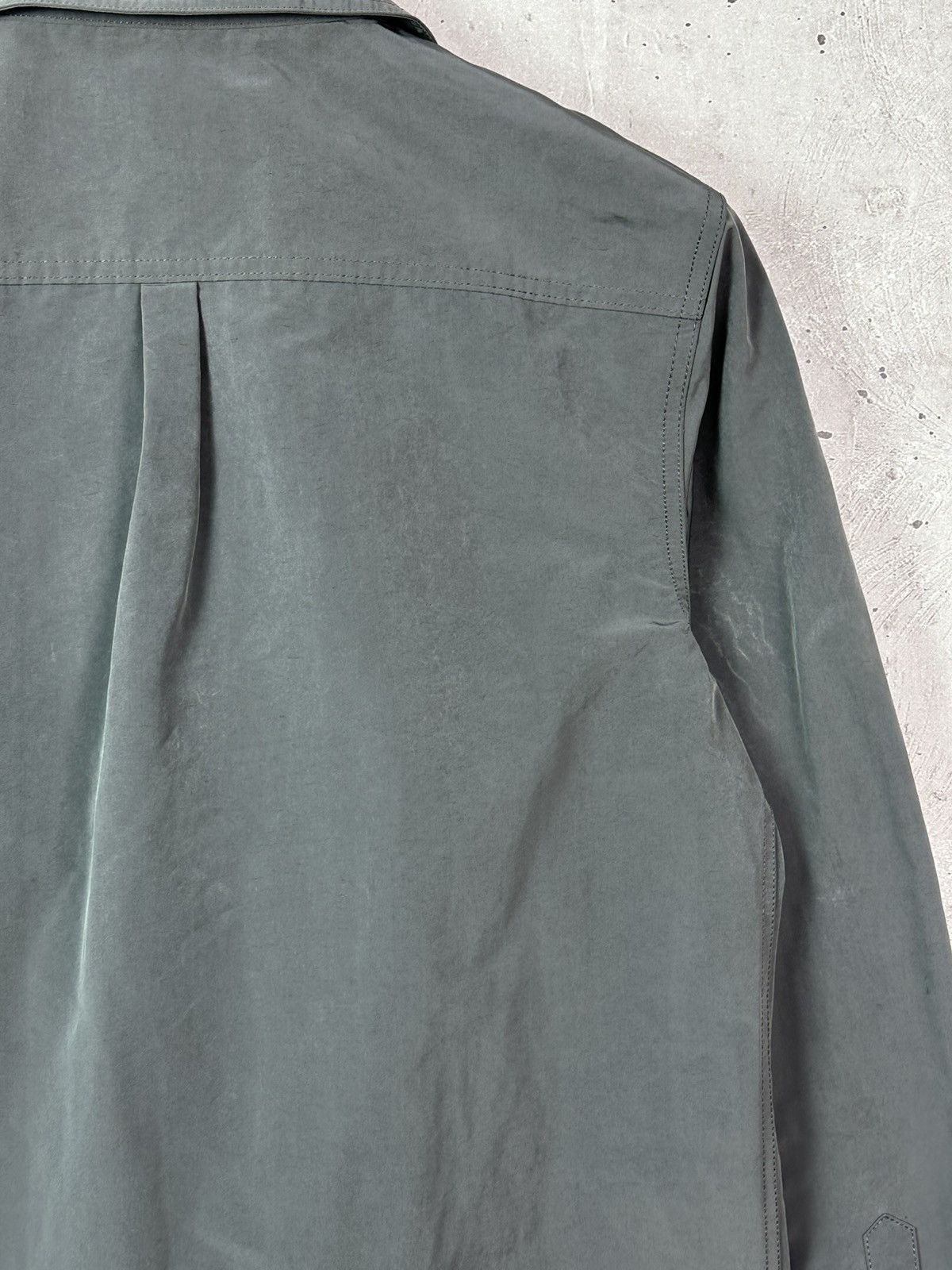 Barbour Barbour International Nylon Shimmer Overshirt Grey Jacket Size US S / EU 44-46 / 1 - 12 Thumbnail