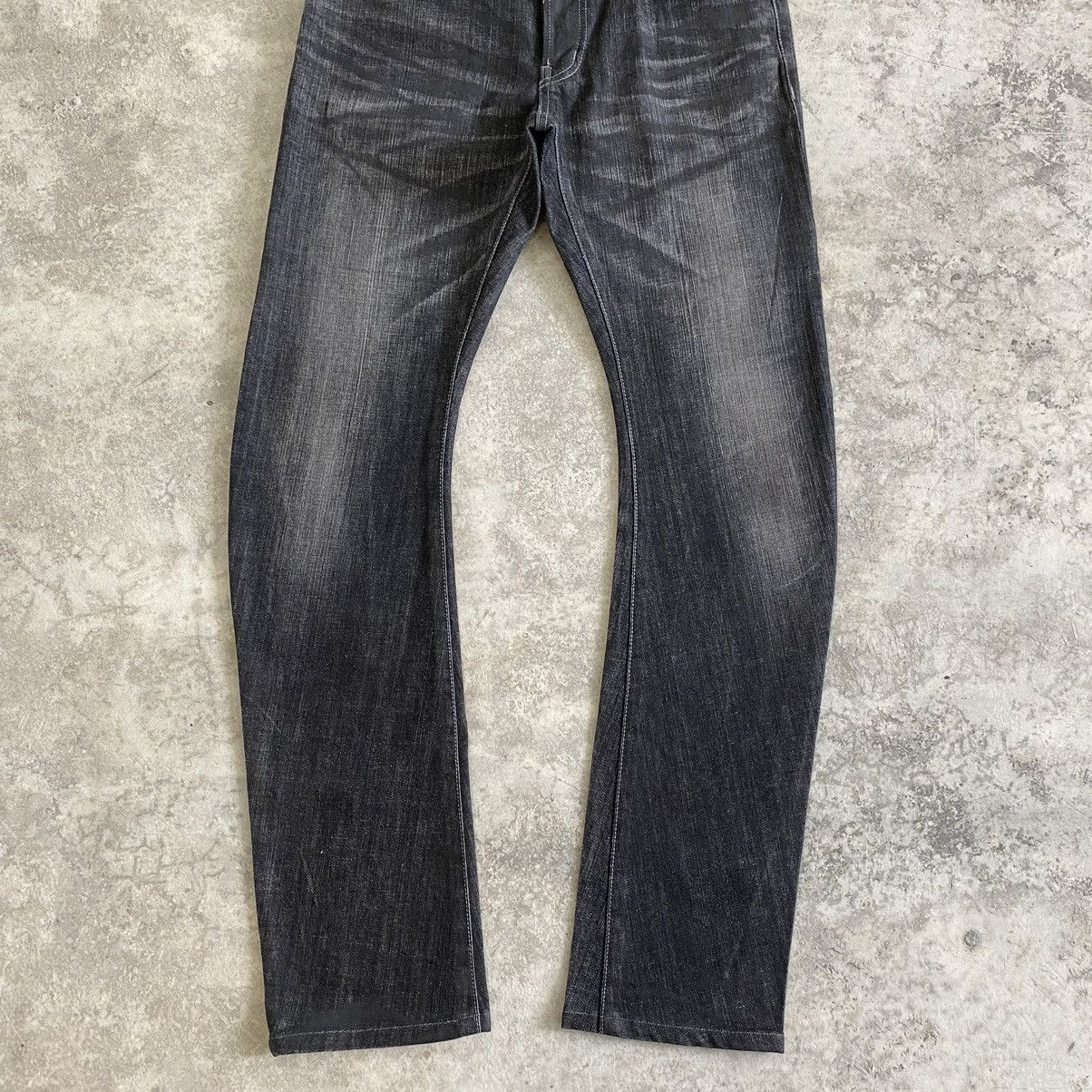 Tornado Mart 2000’s Tornado Mart Made In Japan Curved Leg Denim Jeans Size US 30 / EU 46 - 4 Thumbnail
