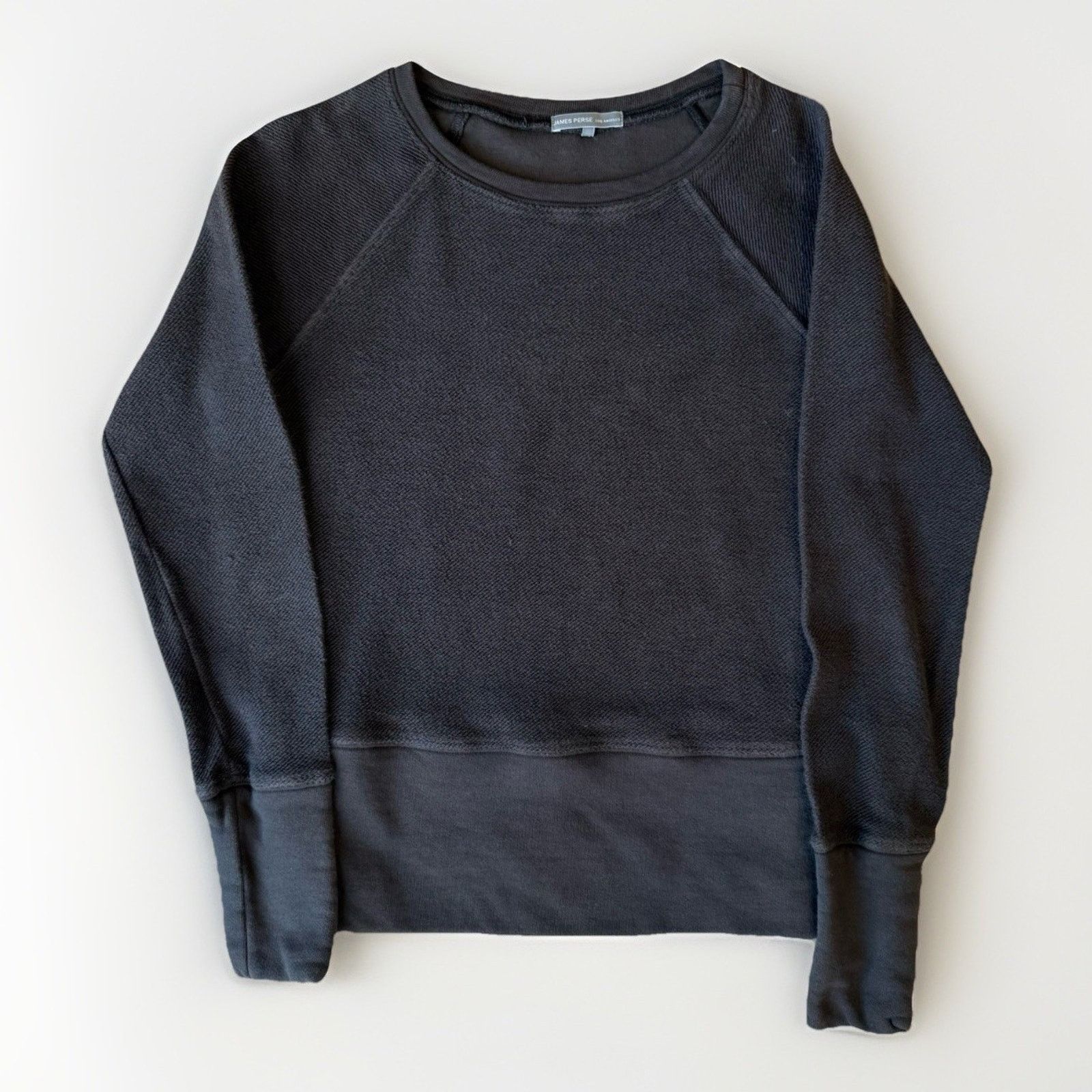 James Perse James Perse Vintage French Terry Sweatshirt Women's 1 Black Size XS / US 0-2 / IT 36-38 - 1 Thumbnail