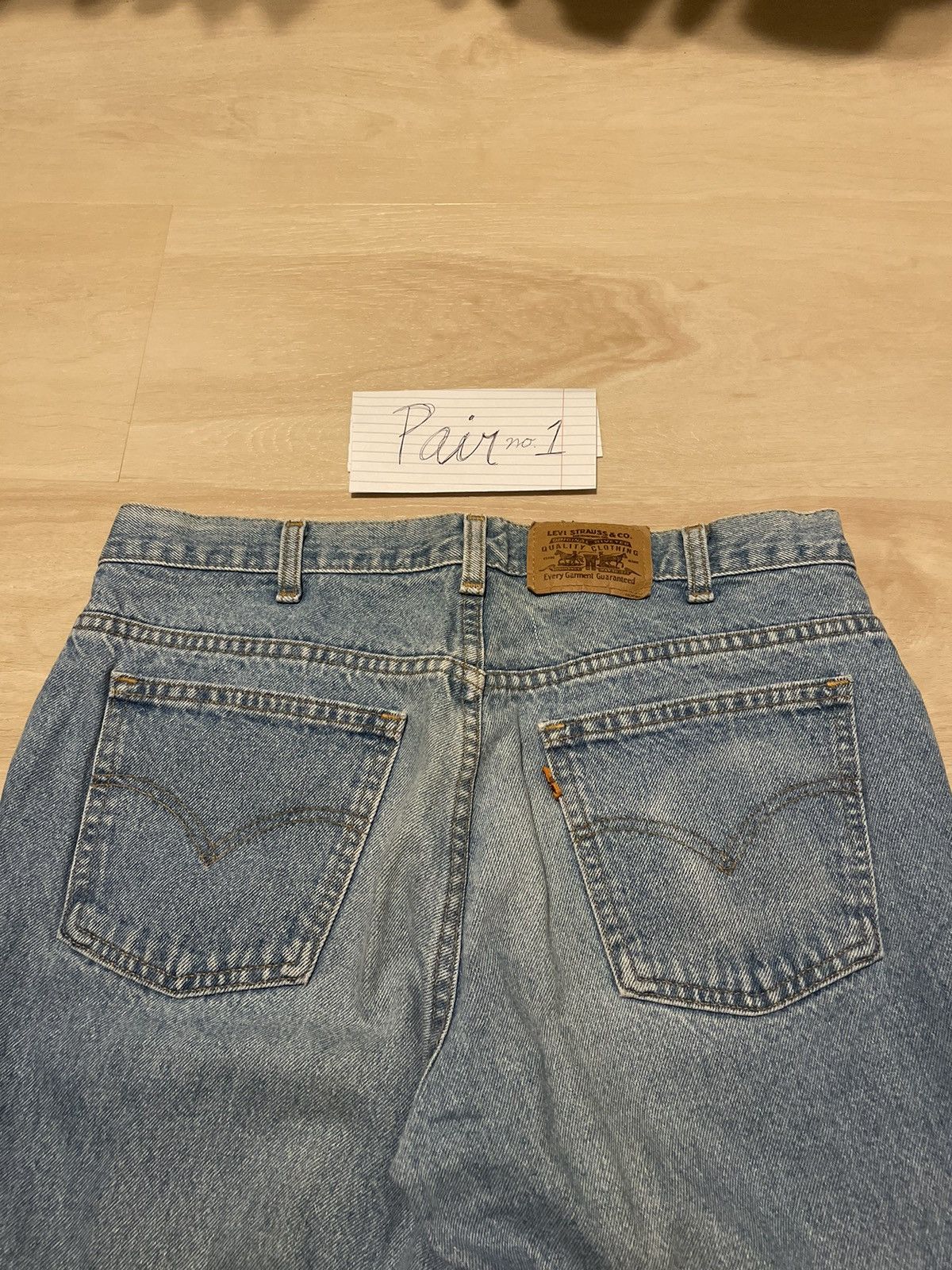 Levi's Levis Orange Tab Light Wash Denim 1 Size US 36 / EU 52 - 3 Thumbnail