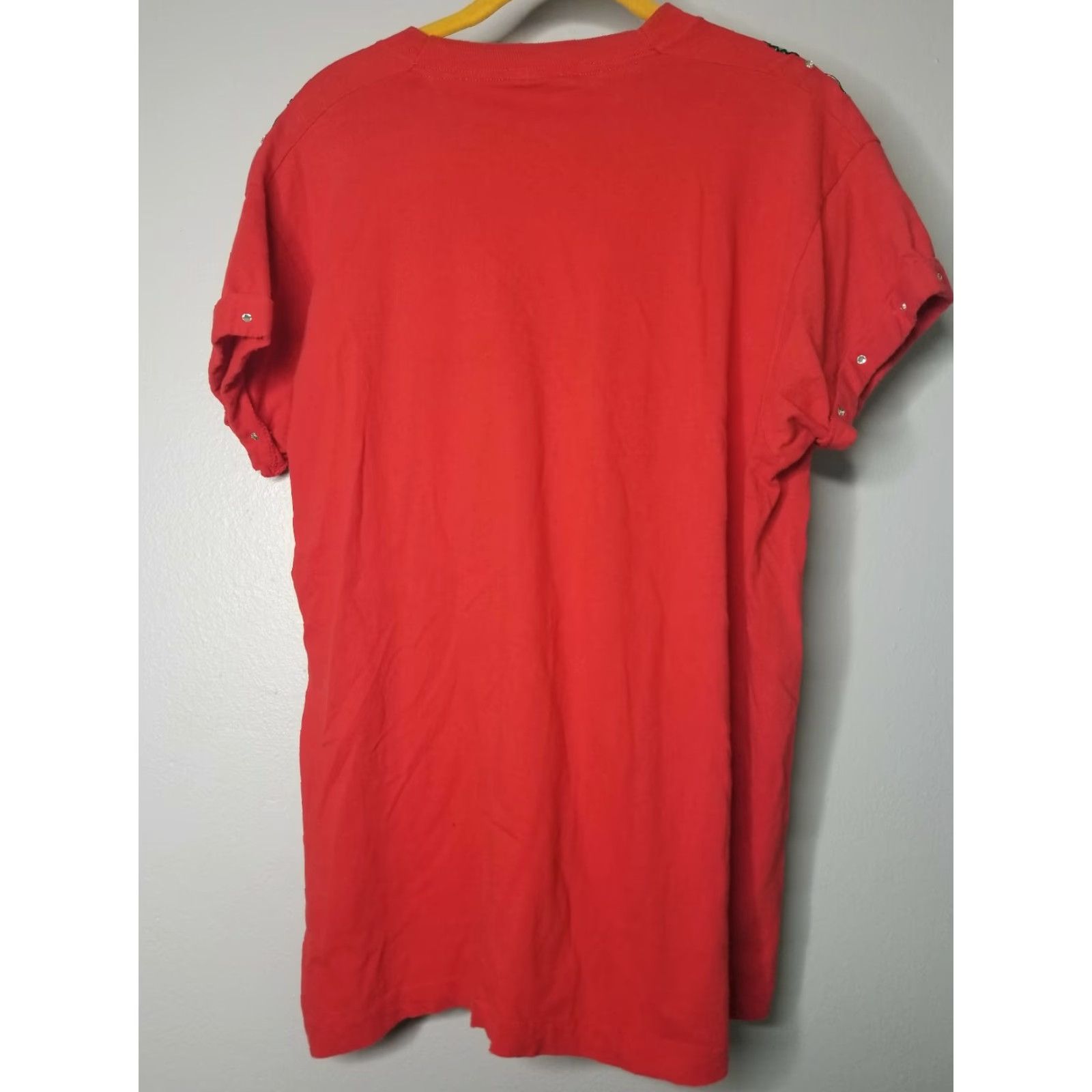 Fruit Of The Loom VINTAGE Fruit of the Loom Red Strawberry Bling Pocket T-Shirt XL Made in USA Mens Size XL / US 12-14 / IT 48-50 - 5 Thumbnail