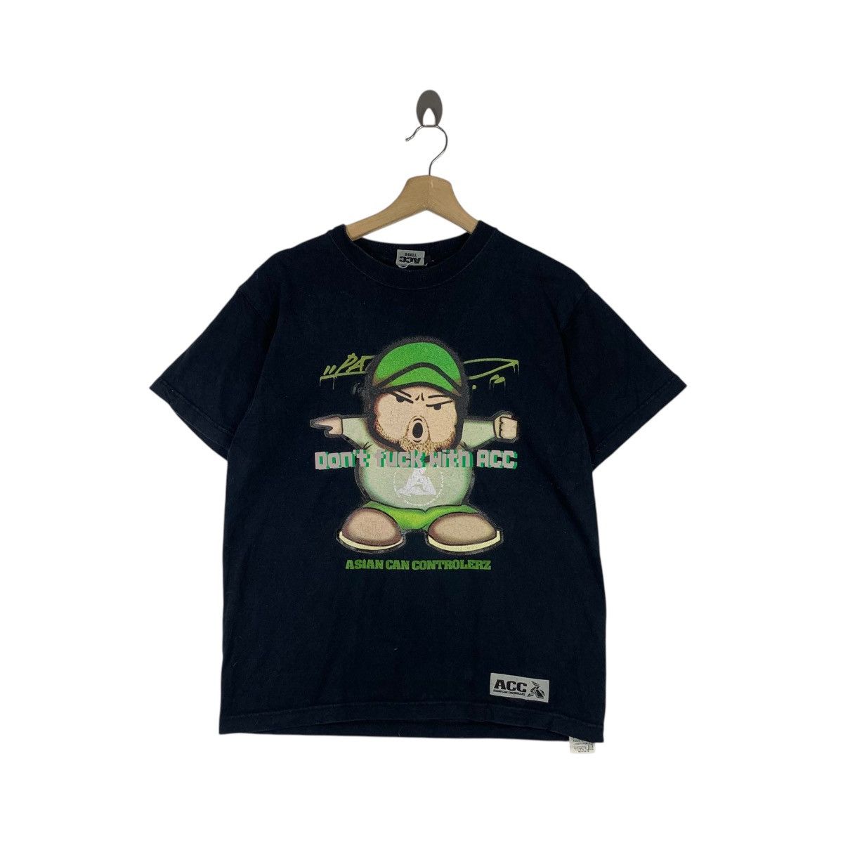 Vintage ASIAN CAN CONTROLERZ Graffiti Hip Hop Japan Tee Shirt Top Size US M / EU 48-50 / 2 - 1 Thumbnail