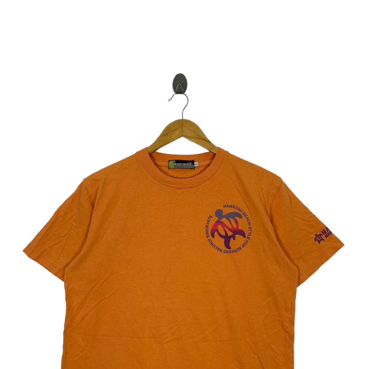 Vintage Vintage NALU NUI HAWAII Surf Oahu Blue Ocean Tee Shirt Size L / US 10 / IT 46 - 2 Thumbnail
