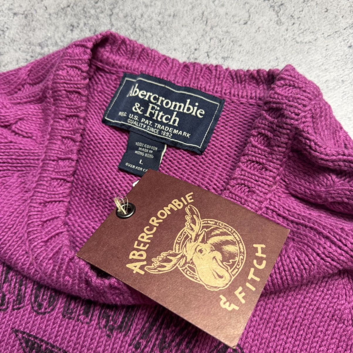 Abercrombie & Fitch NEW Abercrombie & Fitch Vintage Rare Sweater Size L / US 10 / IT 46 - 5 Thumbnail