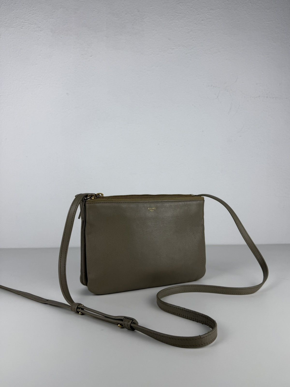 Celine Celine trio leather shoulder/ crossbody bag Size ONE SIZE - 1 Thumbnail