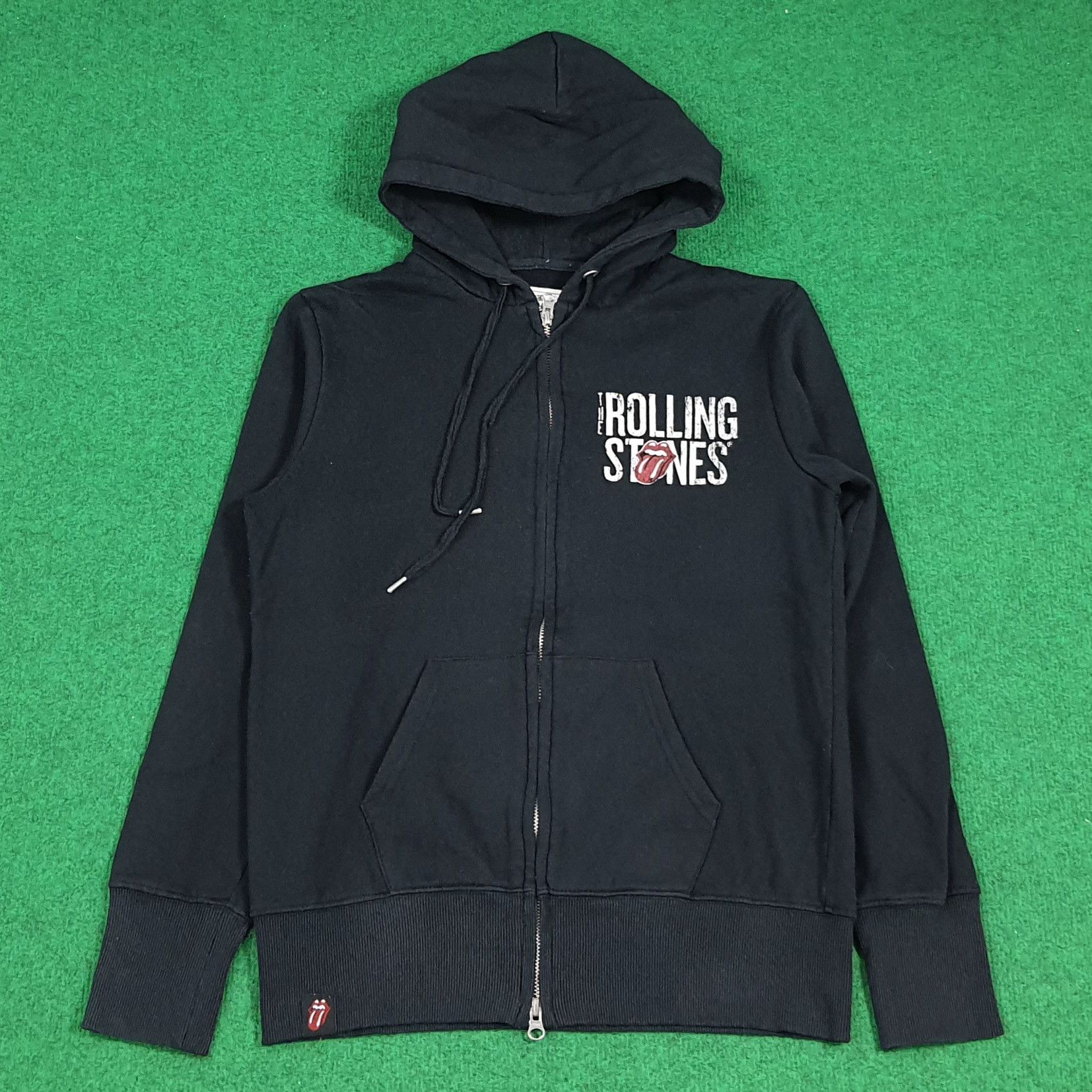 The Rolling Stones Vintage The Rolling Stones Band Double Zipper Hoodie C281N9 Size US S / EU 44-46 / 1 - 3 Thumbnail