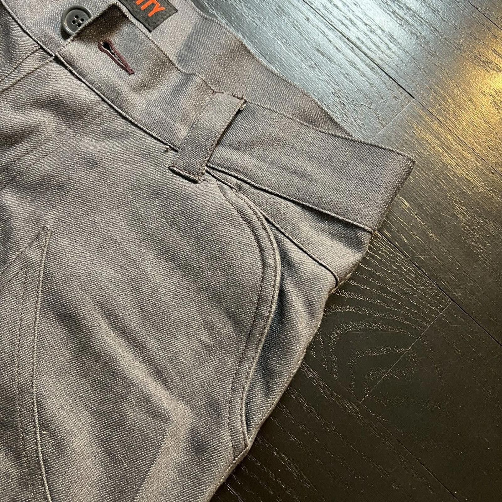 Designer Grey Cave City Western Ghost Rider Pants Size US 34 / EU 50 - 4 Thumbnail