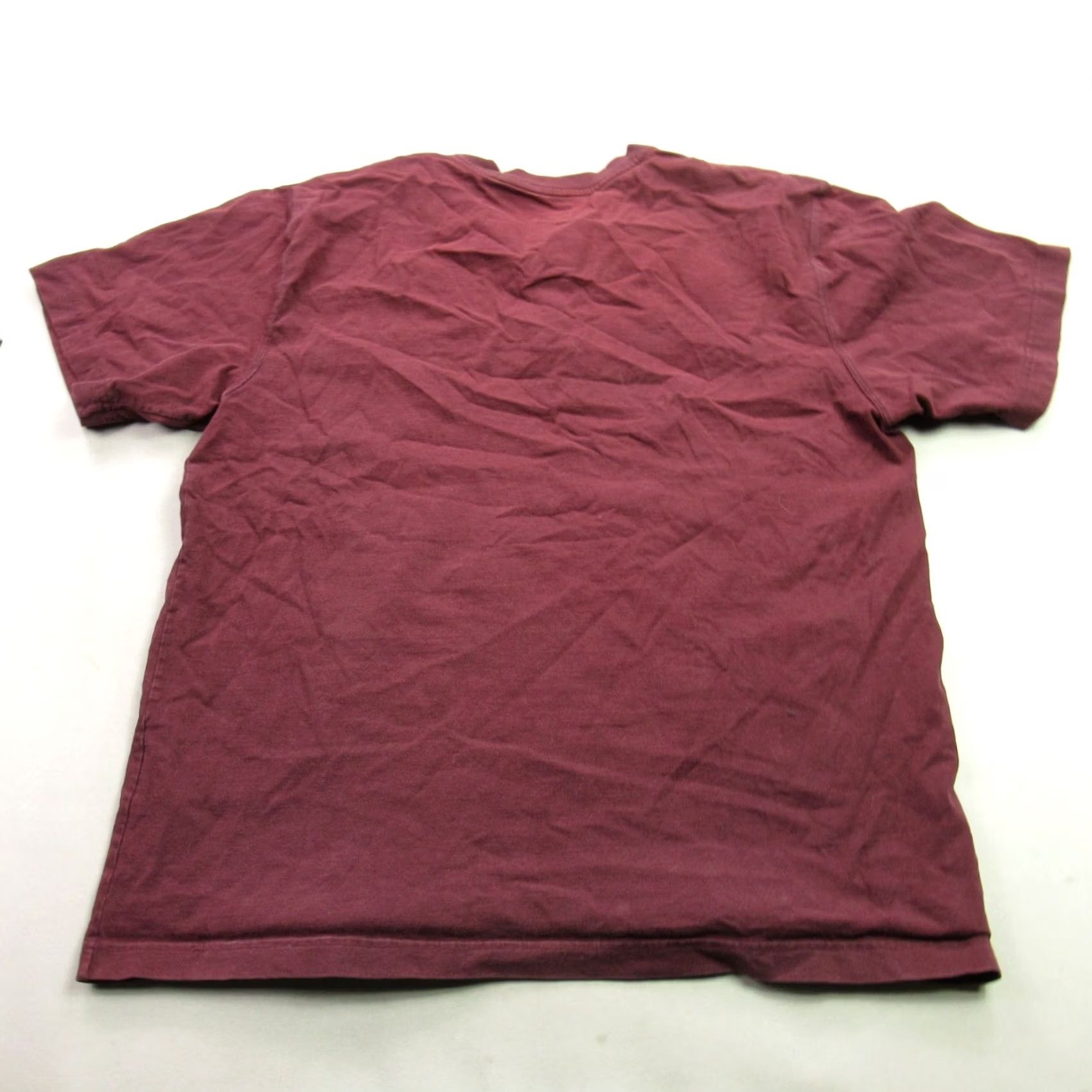 Carhartt Carhartt Shirt Mens Large Short Sleeve Henley Crew Neck Burgundy Buttons Red Size US L / EU 52-54 / 3 - 5 Thumbnail