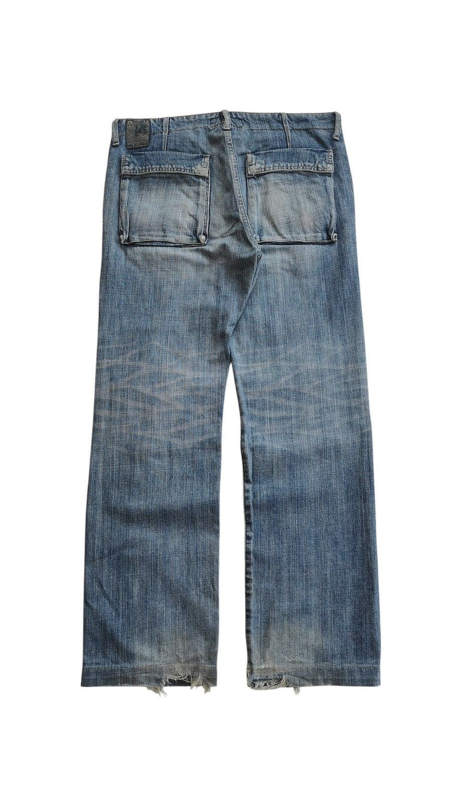 R.Newbold Vintage R Newbold Distressed Cargo Pants Size US 34 / EU 50 - 2 Thumbnail