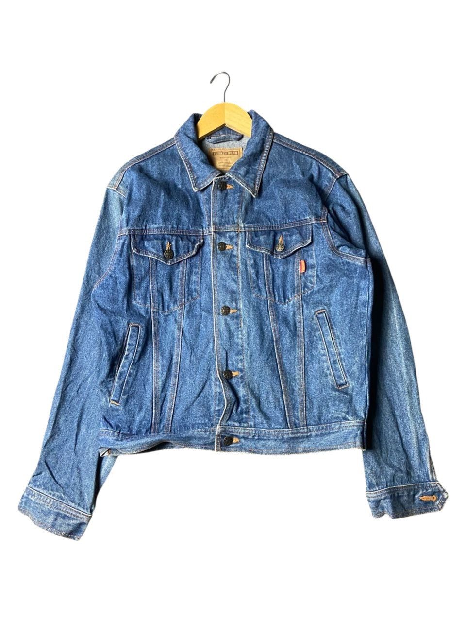 Japanese Brand Turkey Bear Relaxed Fit Denim Jeans Jacket (170) Size US XS / EU 42 / 0 - 1 Thumbnail