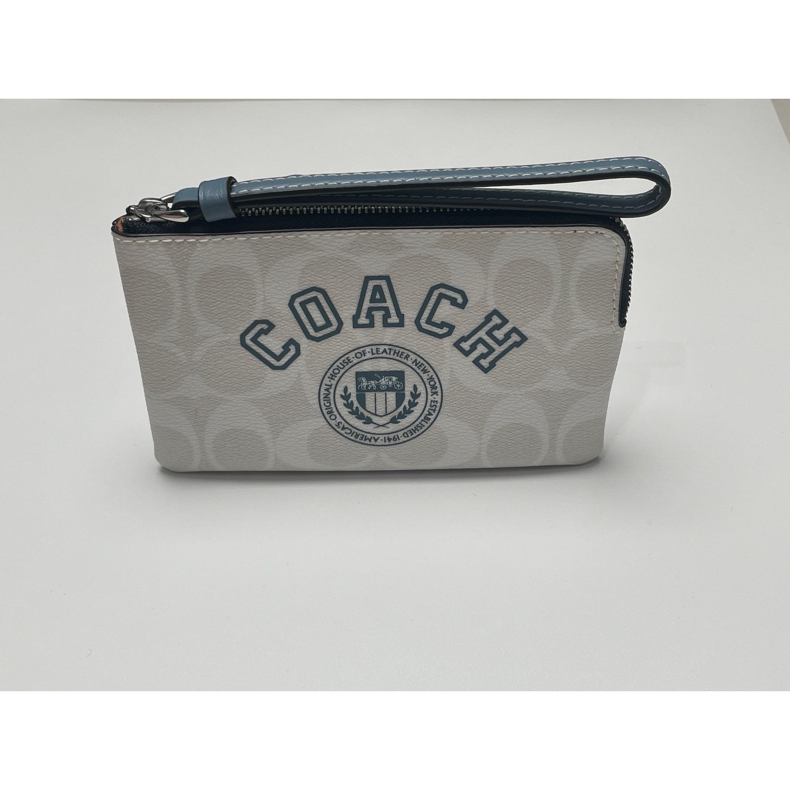 Coach Coach Corner Zip Wristlet Wallet Signature Canvas Chalk new Size ONE SIZE - 9 Thumbnail