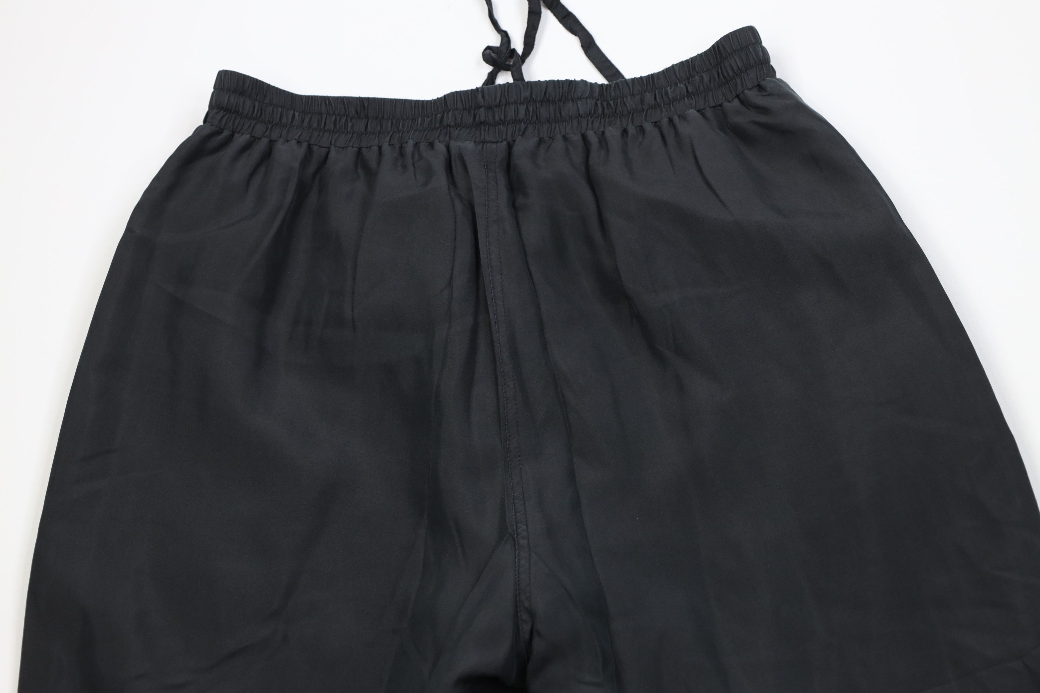Vintage Vintage 90s Streetwear Blank Lightweight Silk Pants Black Size US 34 / EU 50 - 9 Thumbnail