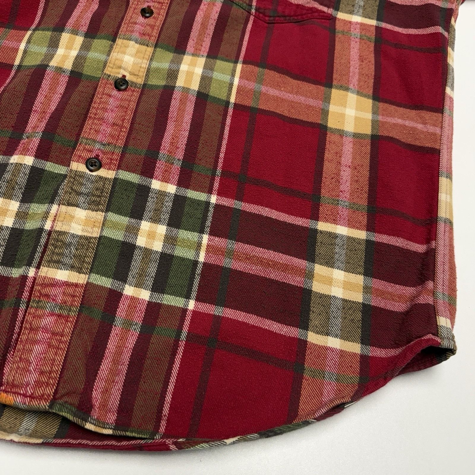 J.Crew J Crew Flannel Shirt Mens XL Red 25x30.5 Long Sleeve Plaid Size US XL / EU 56 / 4 - 5 Thumbnail