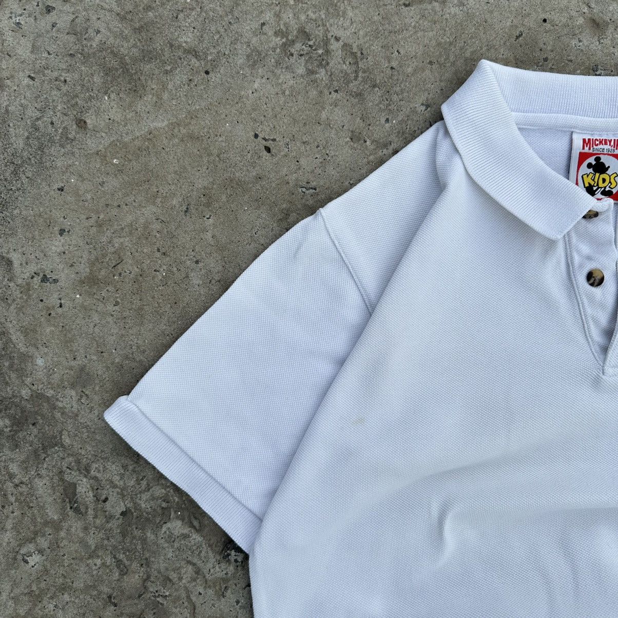 Disney Vintage Retro 90s Kids Mickey Mouse Polo Disney Y2K Size US XXS / EU 40 - 5 Thumbnail