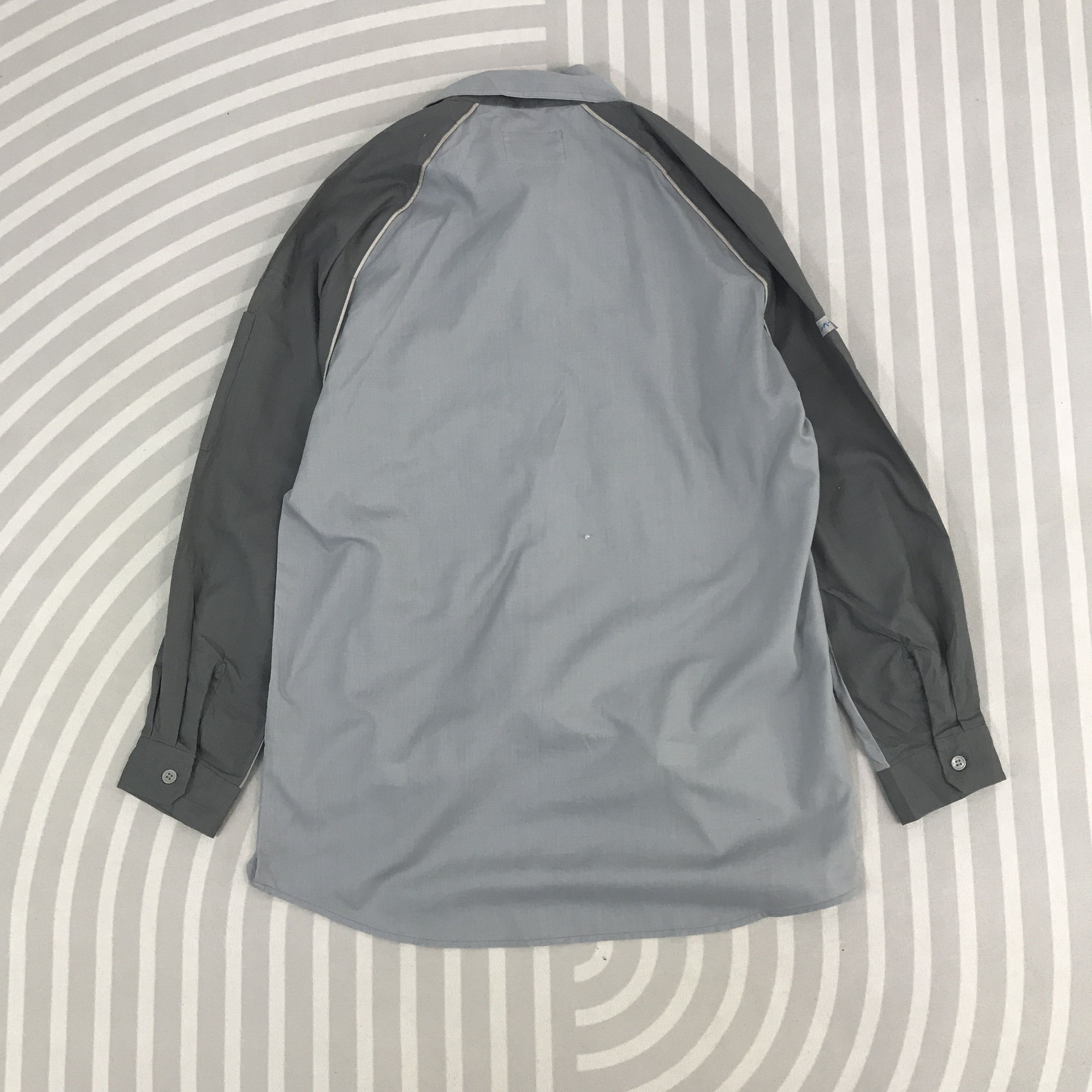 Japanese Brand × Vintage Vintage Mitsubishi Racing Button up Long Sleeve T-Shirt Size US M / EU 48-50 / 2 - 3 Thumbnail
