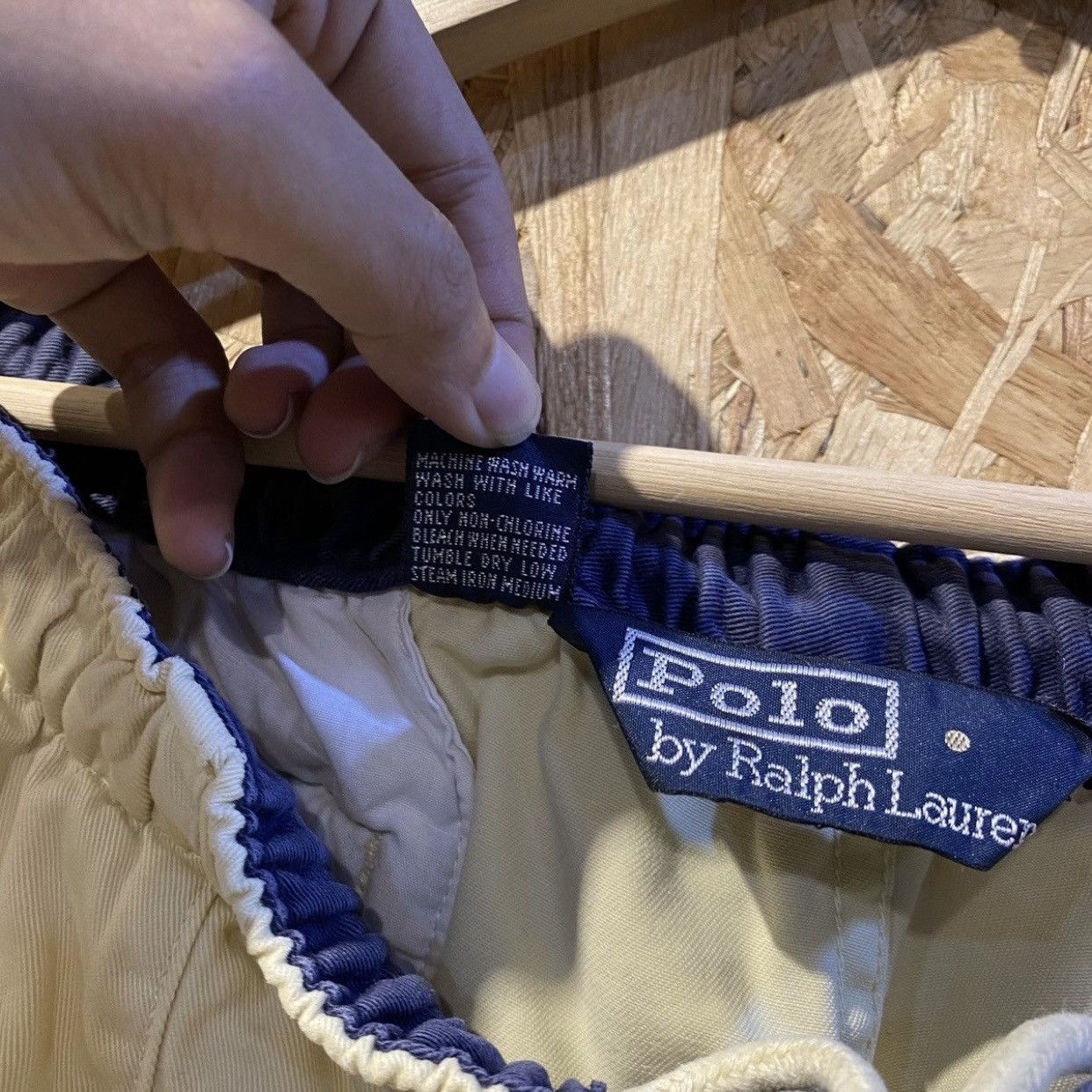 Polo Ralph Lauren × Ralph Lauren × Vintage Polo by Ralph Lauren Vintage Plain Swim Trunks Shorts Size US 38 / EU 54 - 10 Thumbnail