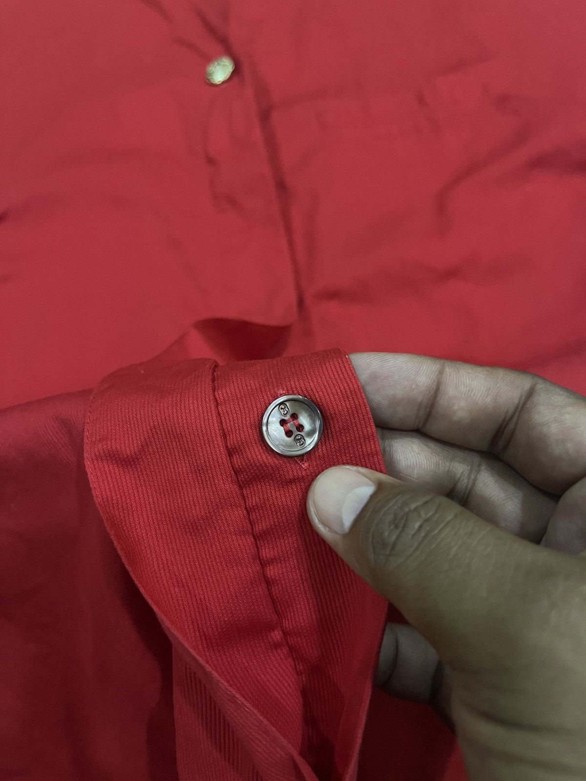 Gucci vintage GUCCI GG BUTTON DOWN SHORT SLEEVE SAIZ 40 Size US XXS / EU 40 - 9 Thumbnail