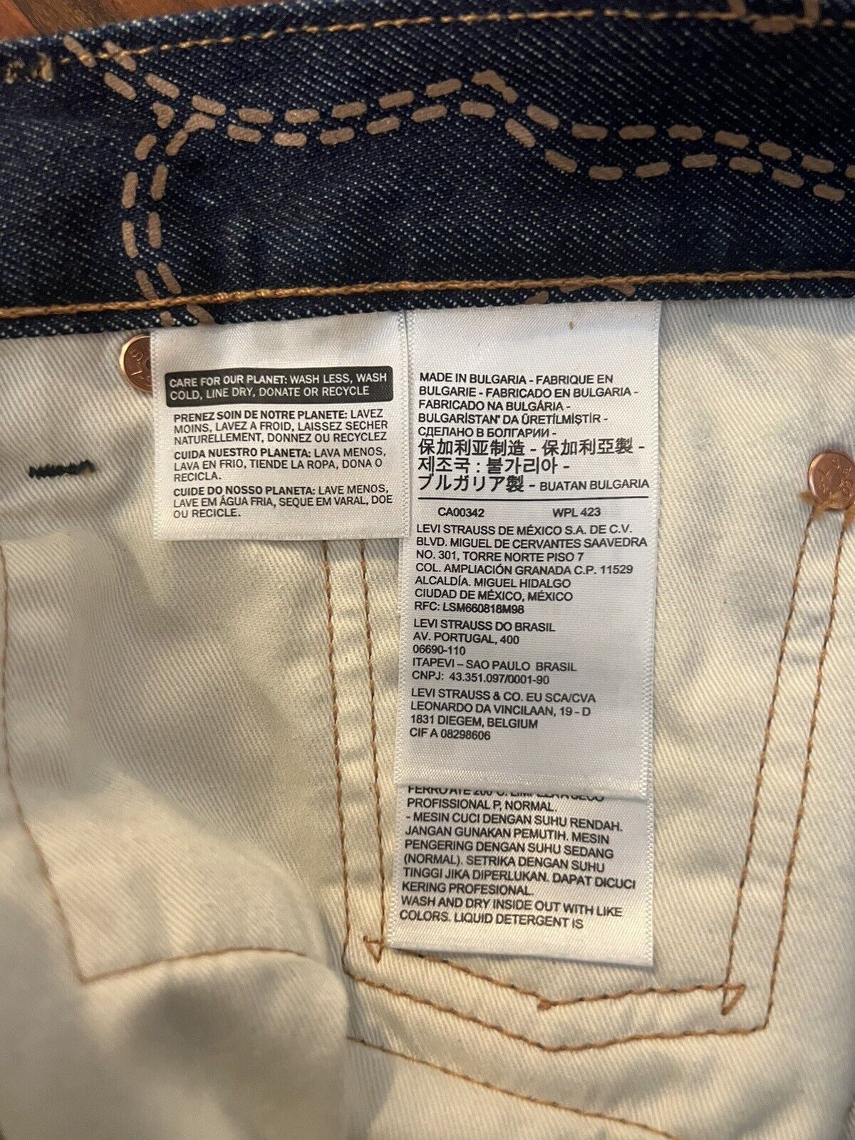 Bape × Levi's 501 ‘93 Tokyo Camo Size 31 X 32 Size US 31 - 9 Thumbnail