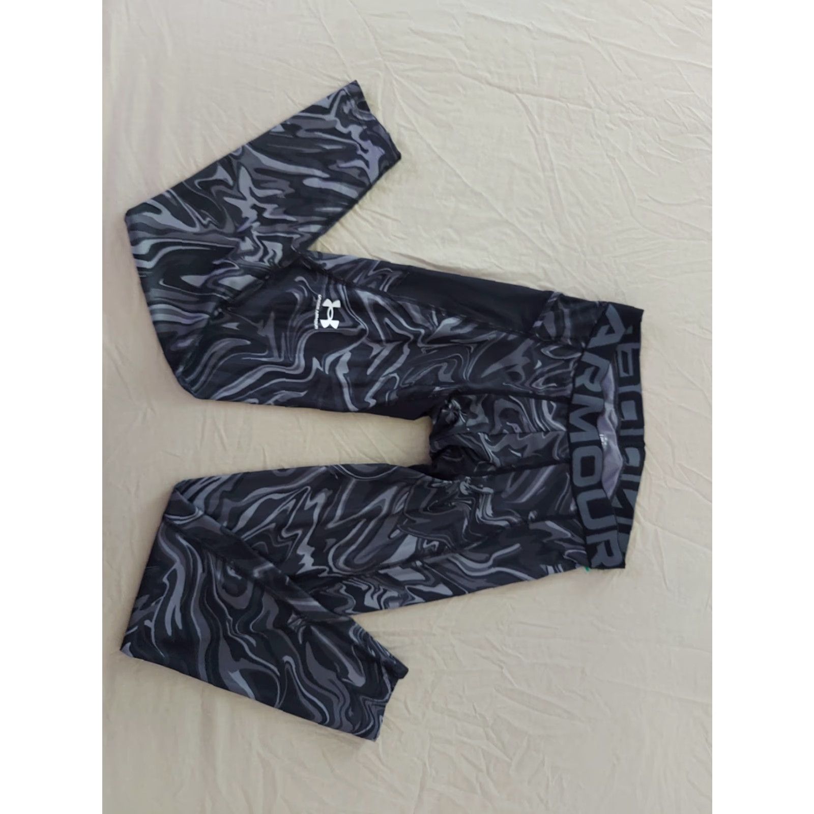 Under Armour Under Armour Pants L Large Gray Athletic Gym Workout Mens Size US 33 - 3 Thumbnail
