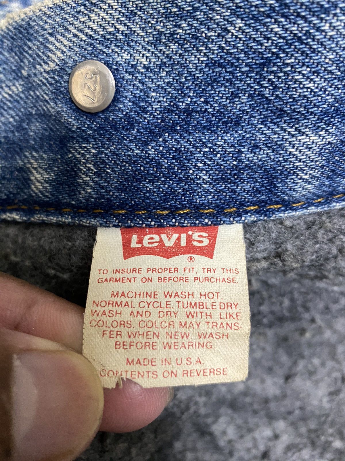 Levi's Vintage Clothing Vintage 80s Levi’s Sherpa Trucker Distressed Jacket Size US M / EU 48-50 / 2 - 16 Thumbnail