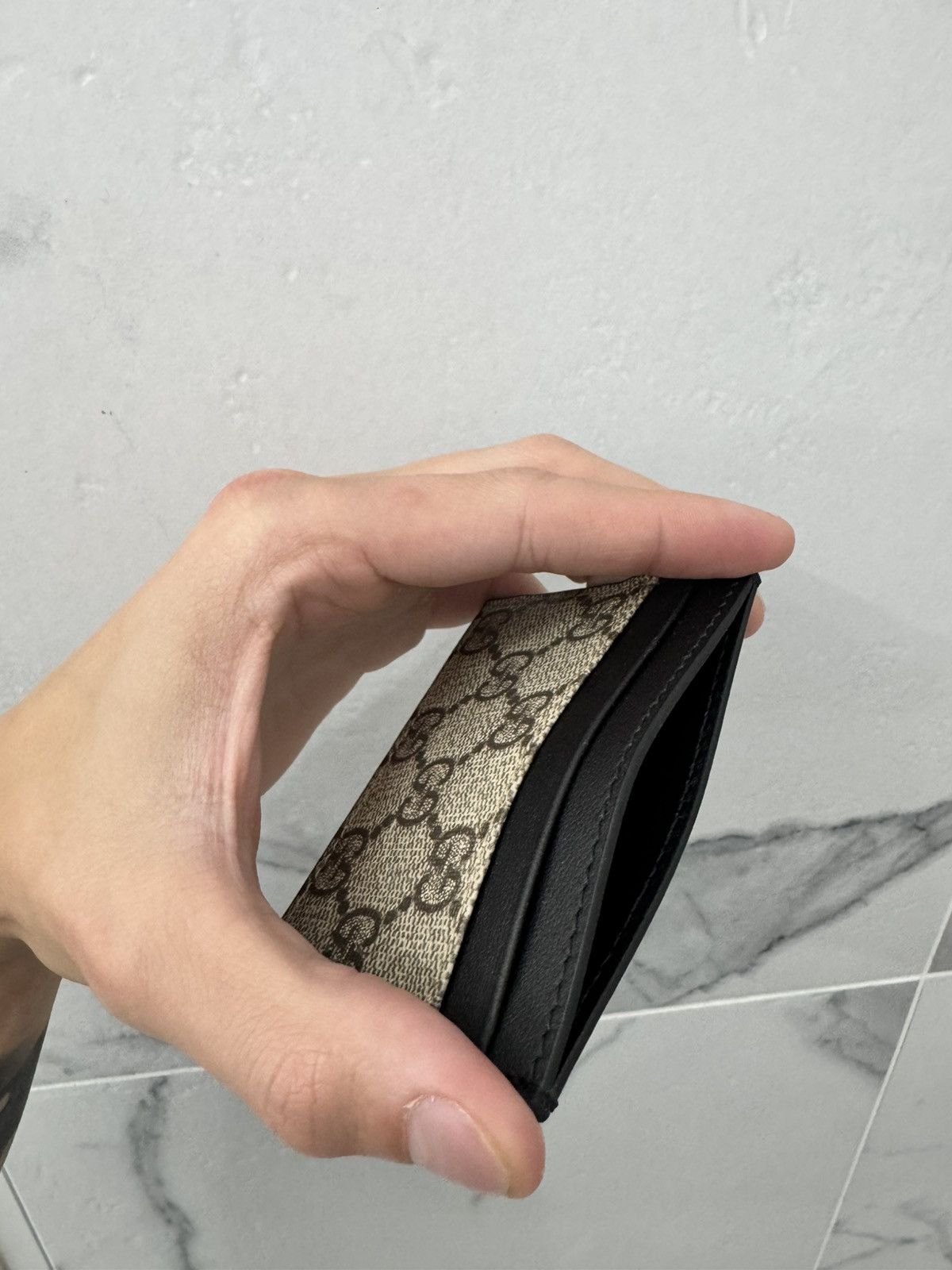 Gucci Gucci Cardholder Beige Size ONE SIZE - 9 Thumbnail