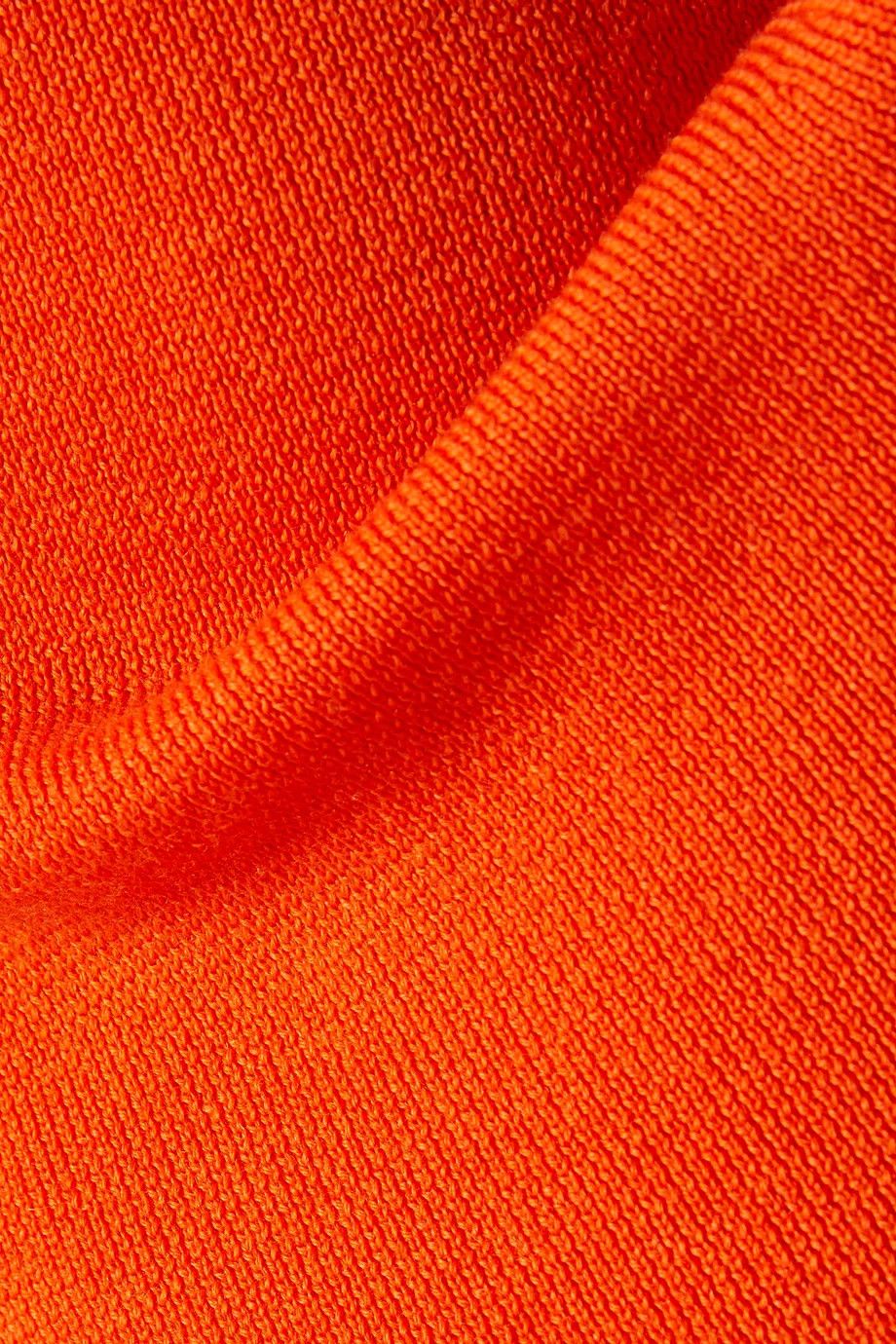 Jil Sander o1y0925 Sleeveless Midi Dress in Orange Size XS / US 0-2 / IT 36-38 - 4 Thumbnail