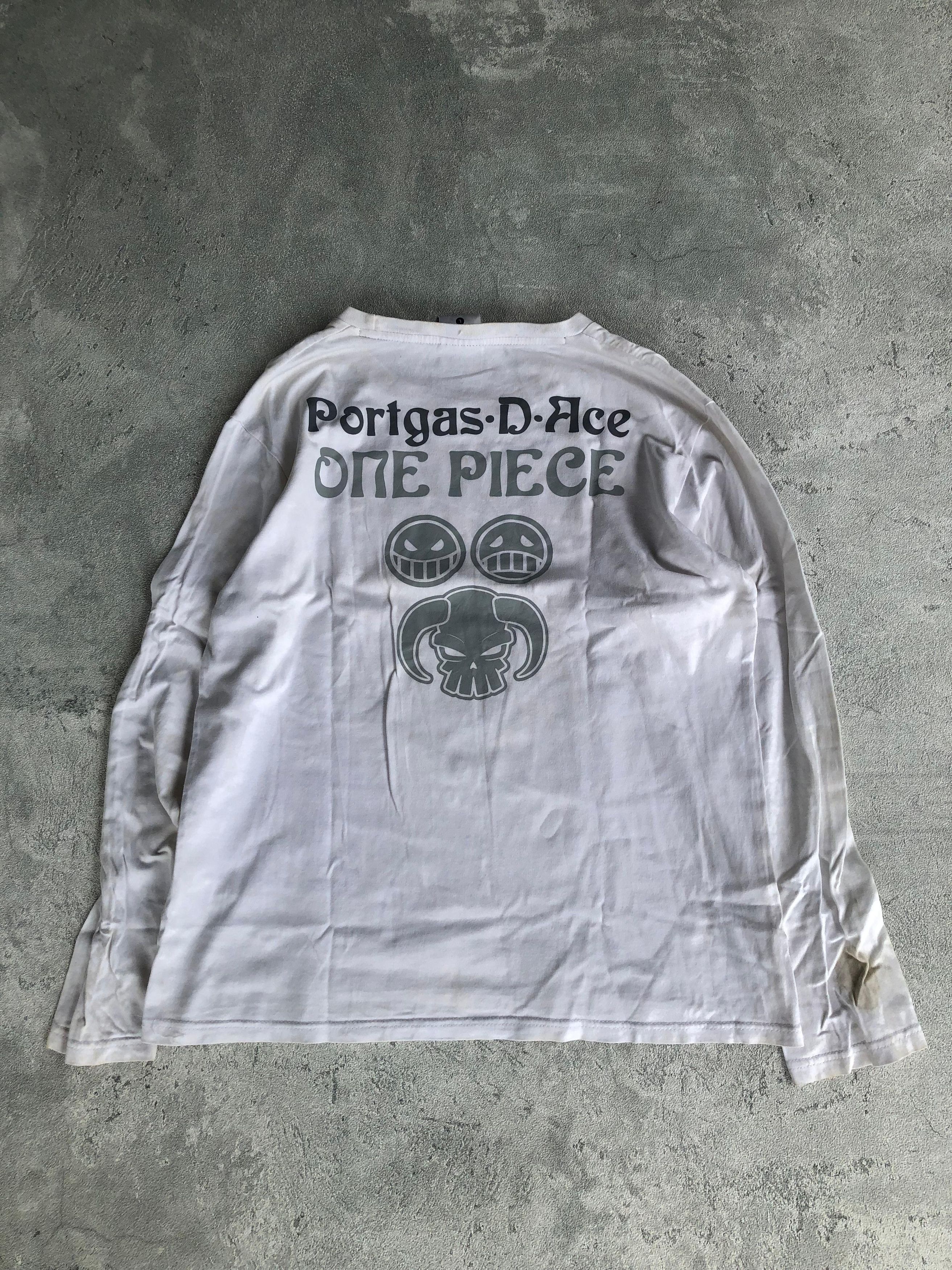 Japanese Brand × One Piece Good Bye Luffy One Piece Japanese Cartoon Tshirt Poem Style Size US L / EU 52-54 / 3 - 5 Thumbnail