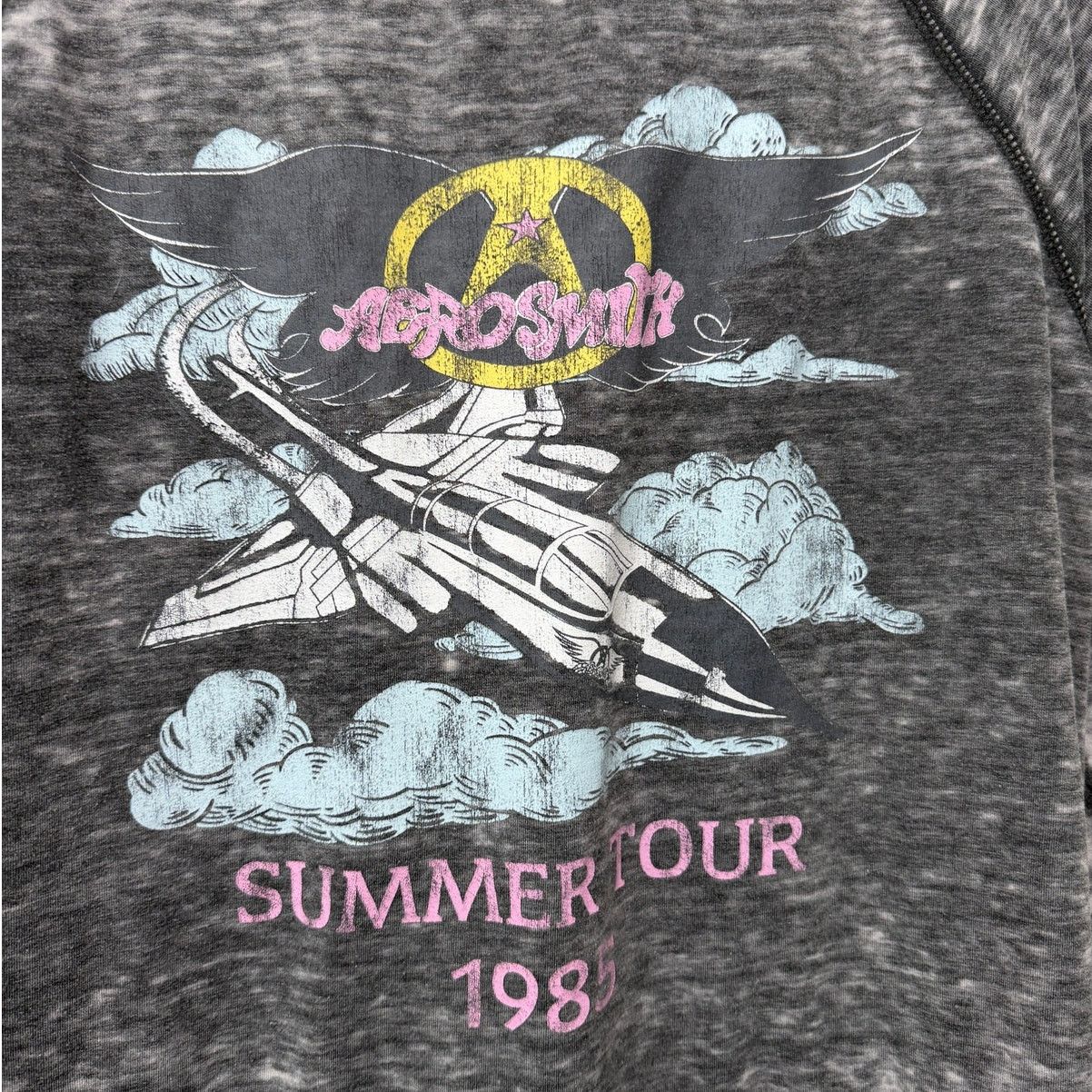 Other Recycled Karma Aerosmith Tour 85 Oversize Long Sleeve Tee Size S / US 4 / IT 40 - 5 Thumbnail