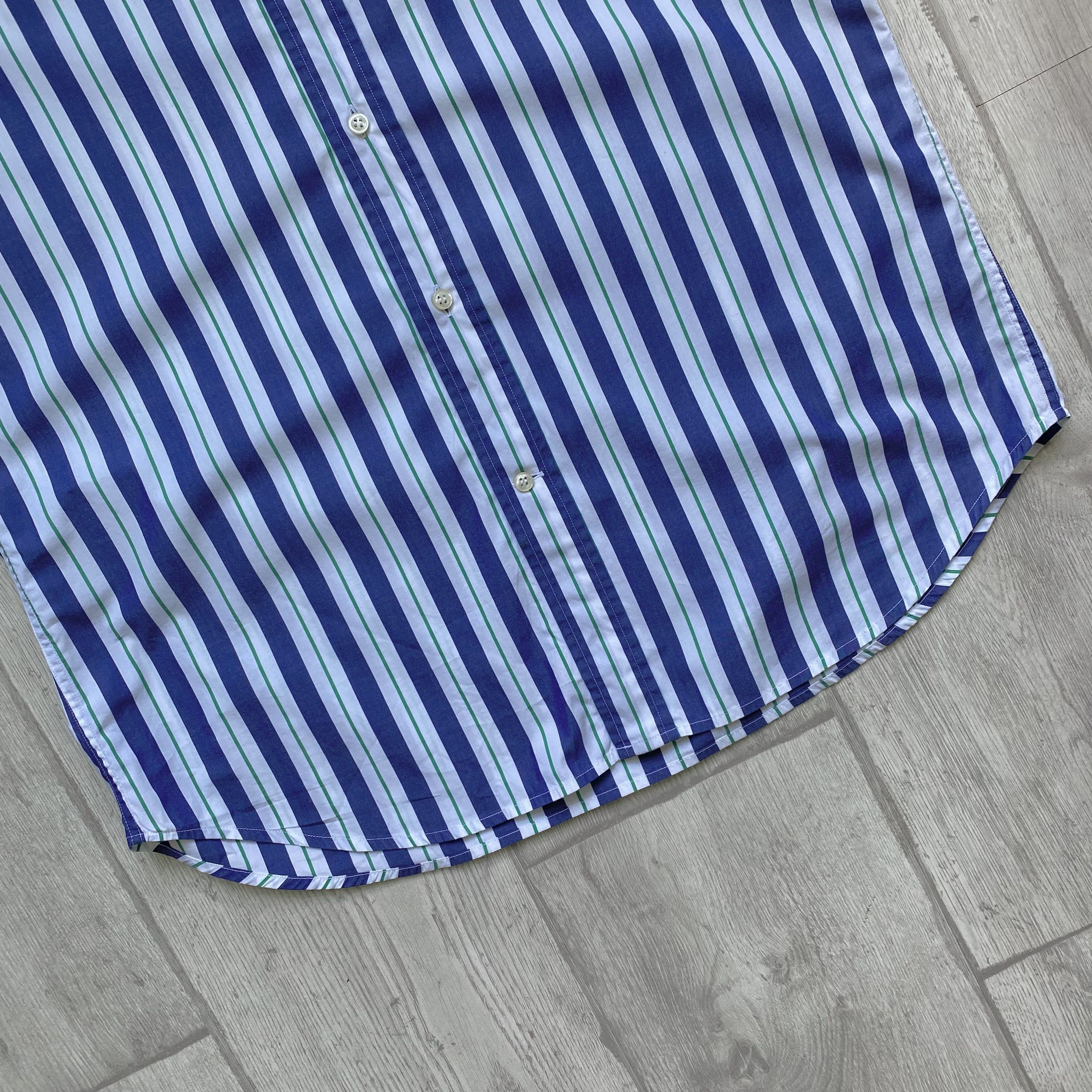 Paul & Shark 🛥️ Oldmoney Paul Shark striped shirt shorts sleeve Vintage Size US M / EU 48-50 / 2 - 3 Thumbnail