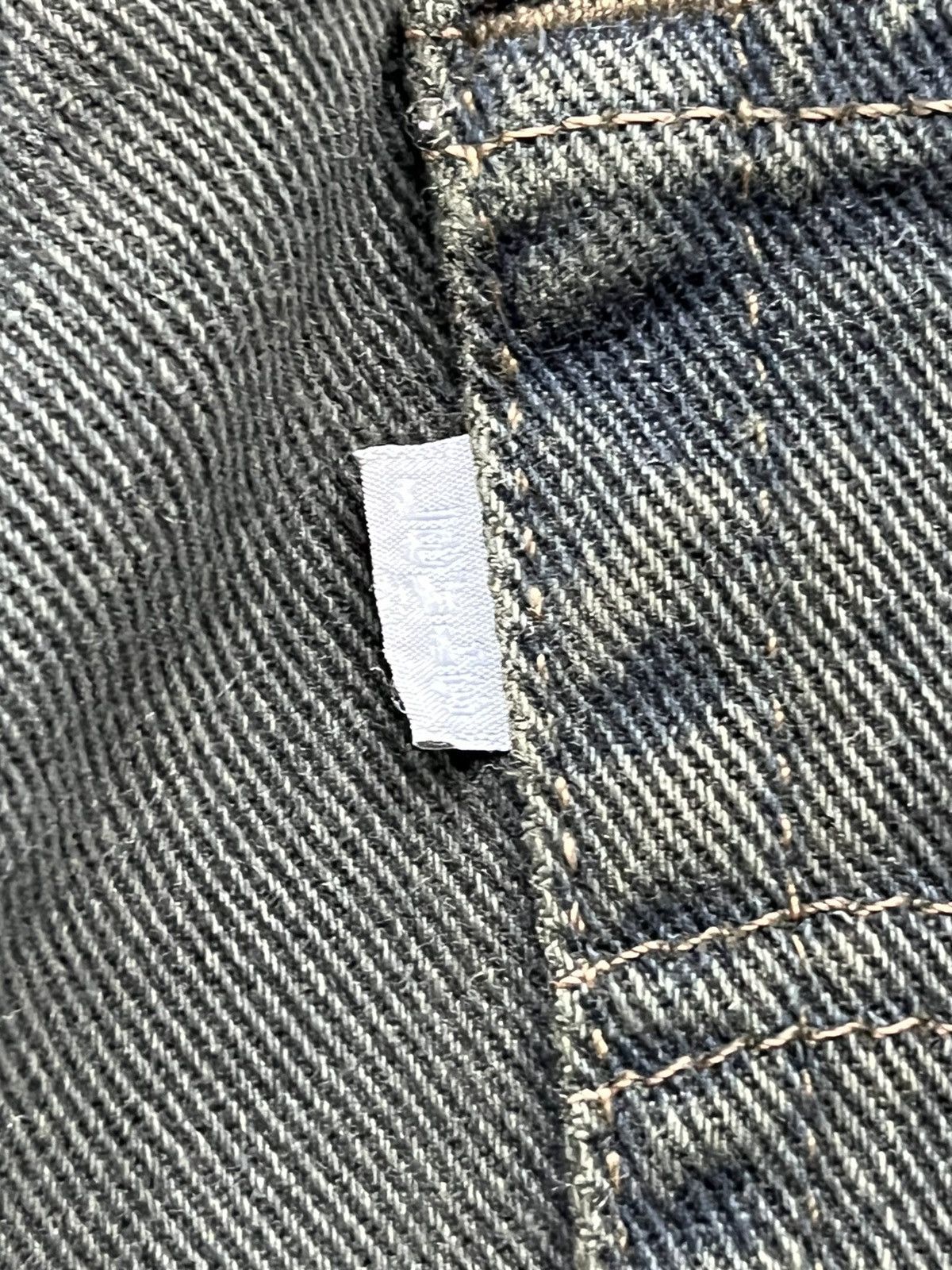 Levi's Made & Crafted VERY RARE Dark Green 90’s Levi’s SiverTab BAGGY Made In USA Size US 31 - 7 Thumbnail