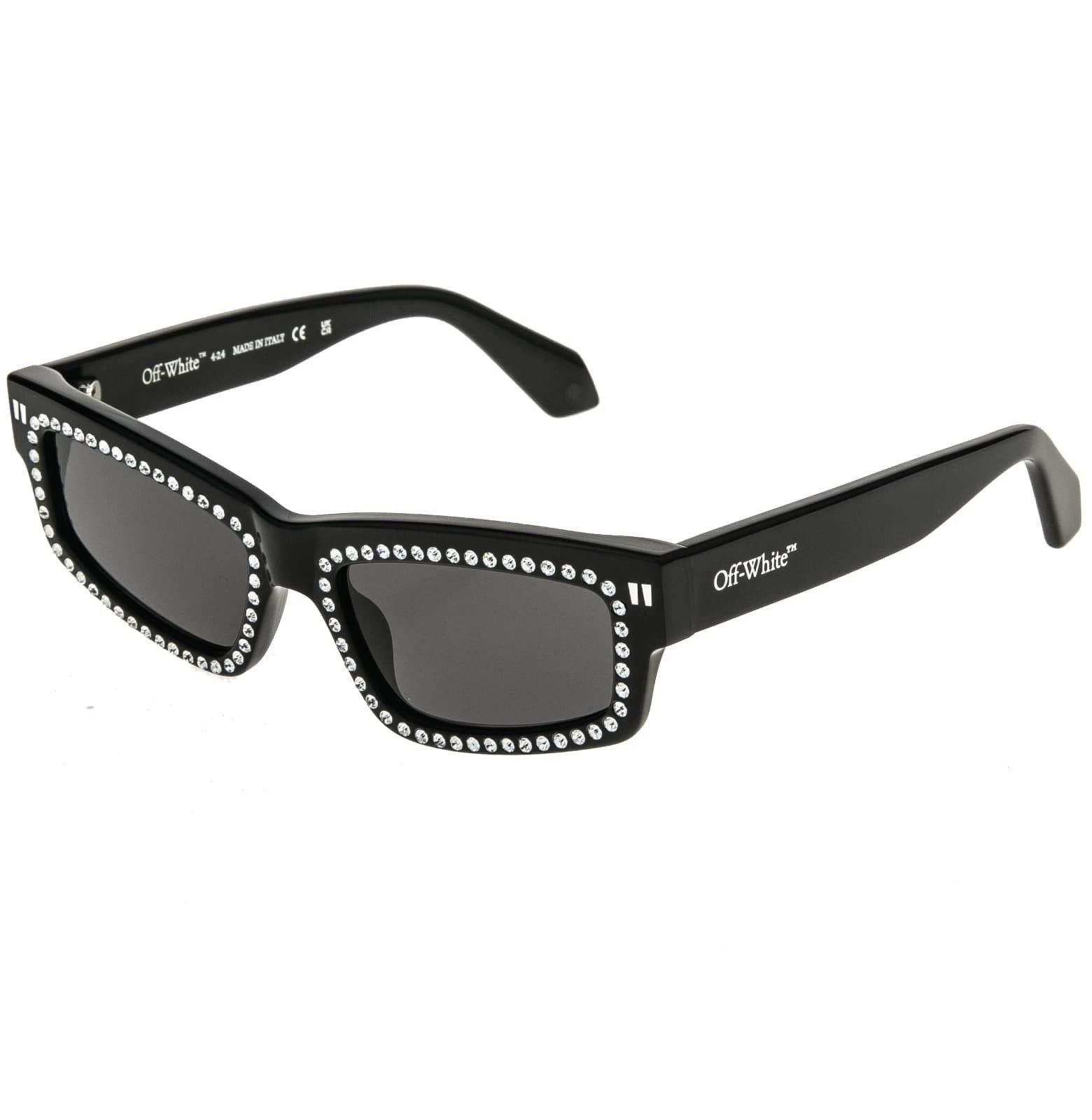 Off-White OFF-WHITE 135 OERI135 Black MIRAMAR Bold Mask Sunglasses Size ONE SIZE - 4 Thumbnail
