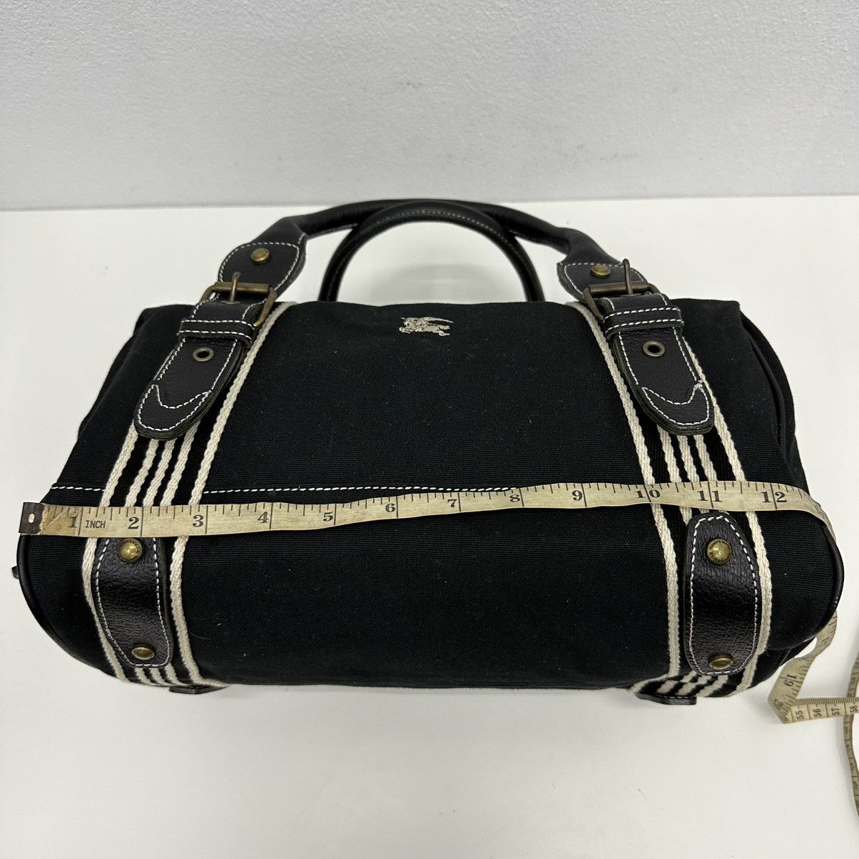 Burberry ‼️LAST DROP‼️ AUTHENTIC BURBERRY BLUE LABEL CANVAS BOSTON BAG Size ONE SIZE - 11 Thumbnail