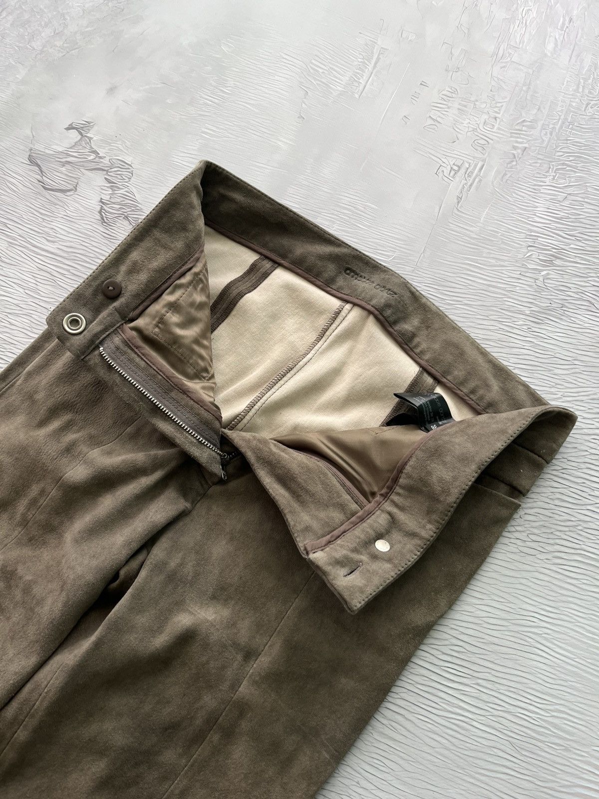 Annette Gortz Annette Gortz Luxury leather Pants Brown Germany Size 26" / US 2 / IT 38 - 5 Thumbnail
