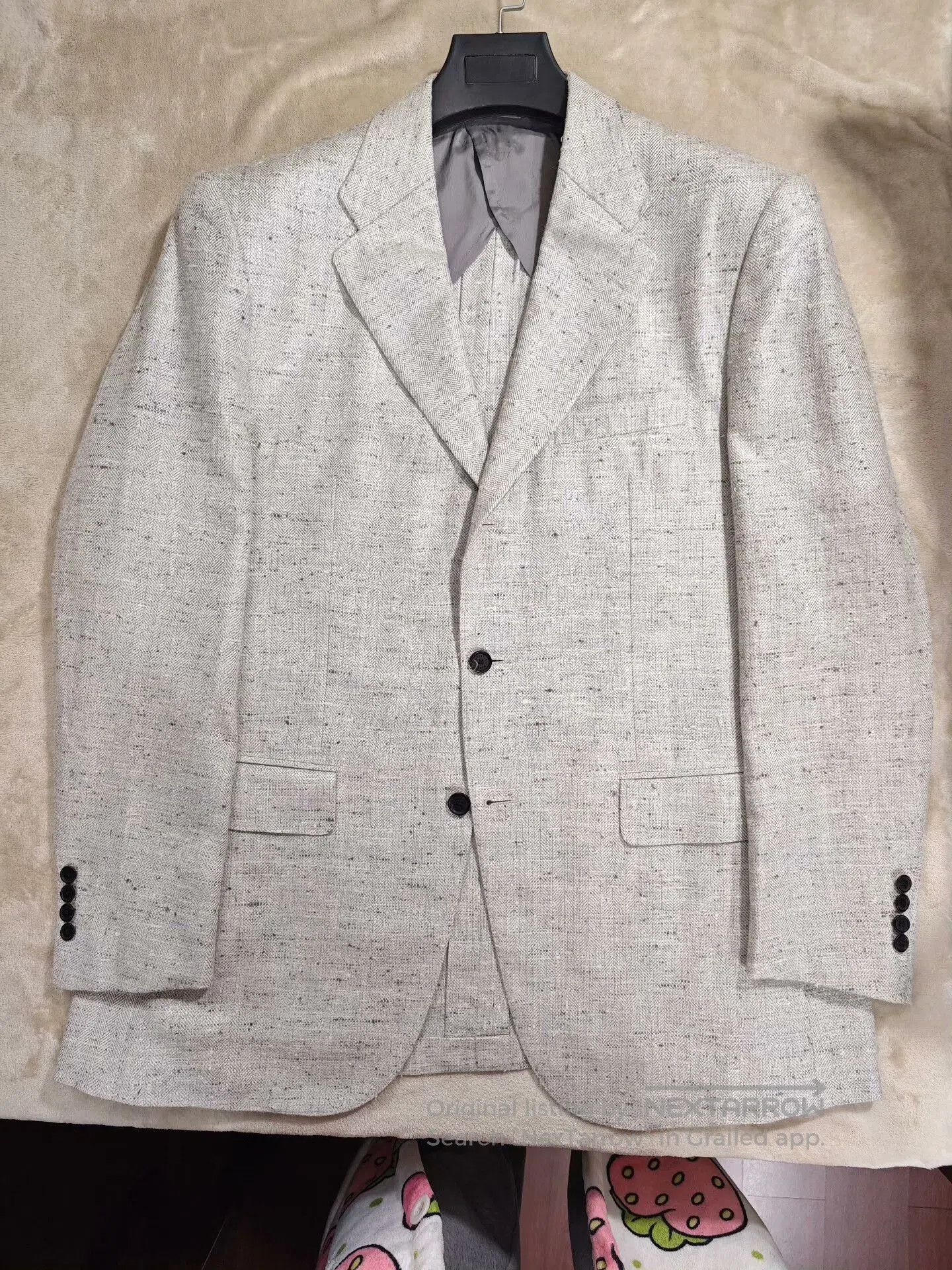 Chester Barrie Chester Barrie Custom Silk Linen Suit. Size US XXL / EU 58 / 5 - 5 Thumbnail