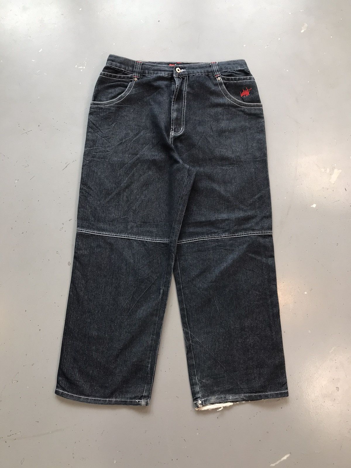 JNCO × Southpole × Vintage Vintage ice point big pocket baggyfit denim Size US 34 / EU 50 - 2 Thumbnail