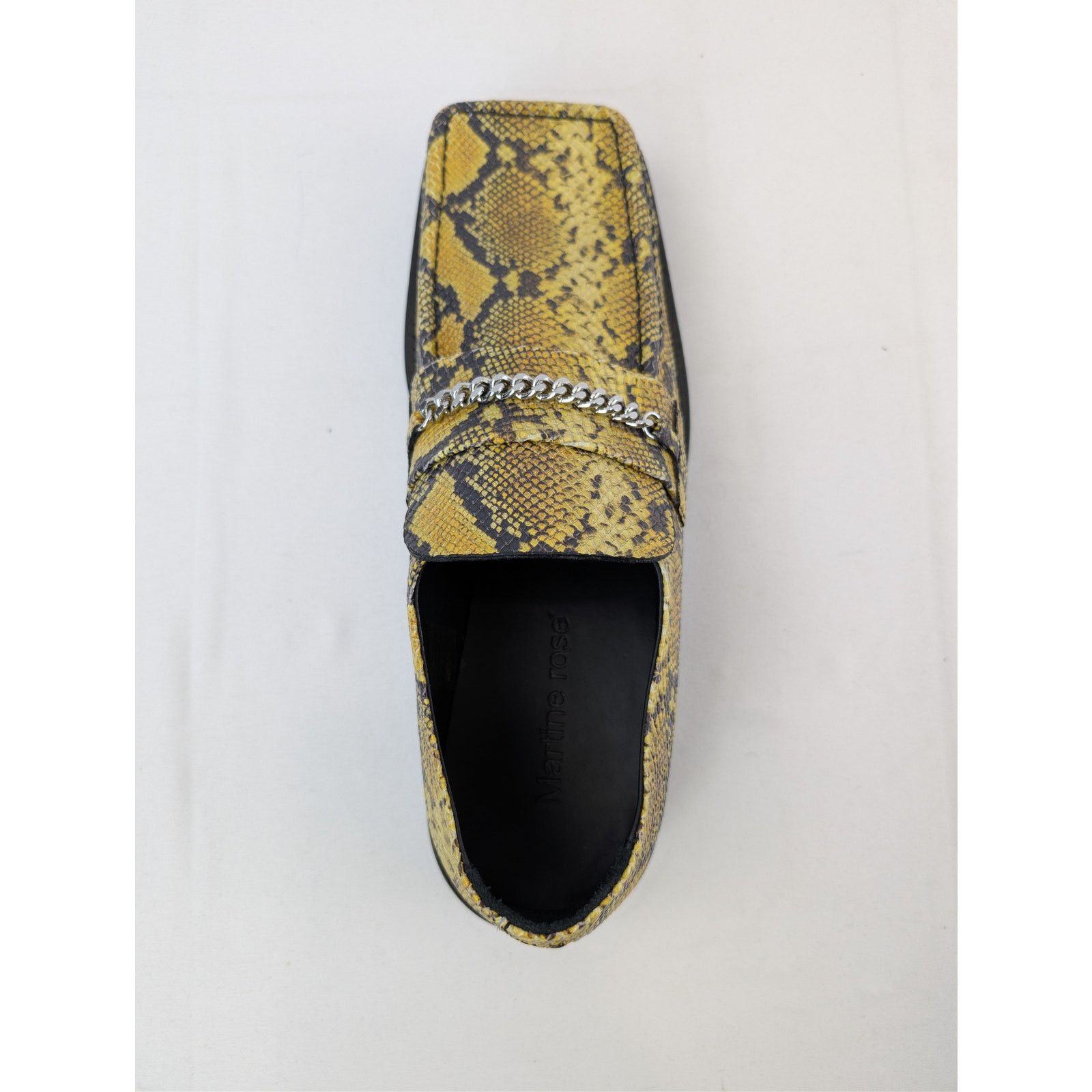 Martine Rose o1rshd1 Embossed Leather Square Toe Loafers Boots in Yellow Size US 8 / EU 41 - 16 Thumbnail