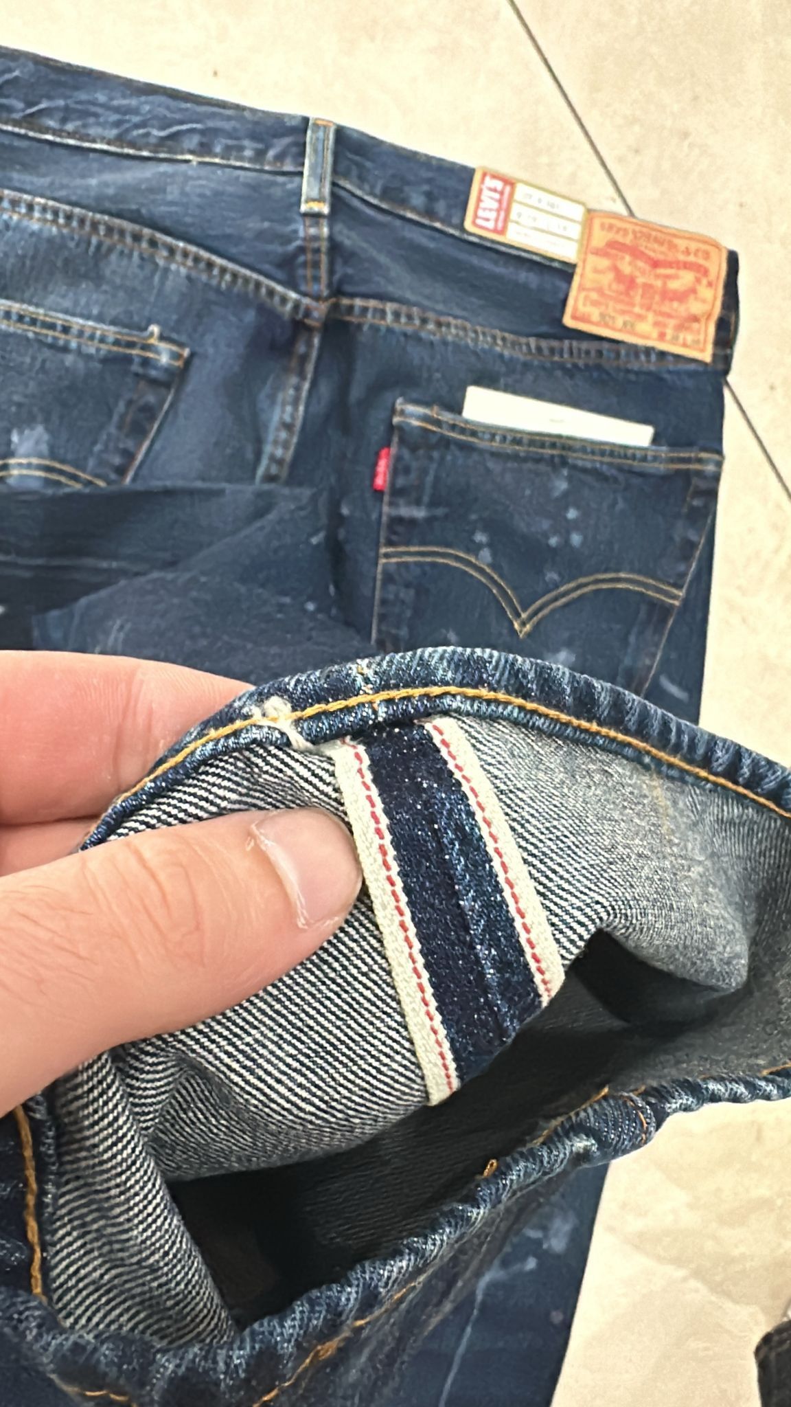 Levi's Vintage Clothing LVC Levi's Vintage Clothing 1955 501XX BigE Selvedge Jeans Size US 34 / EU 50 - 6 Thumbnail